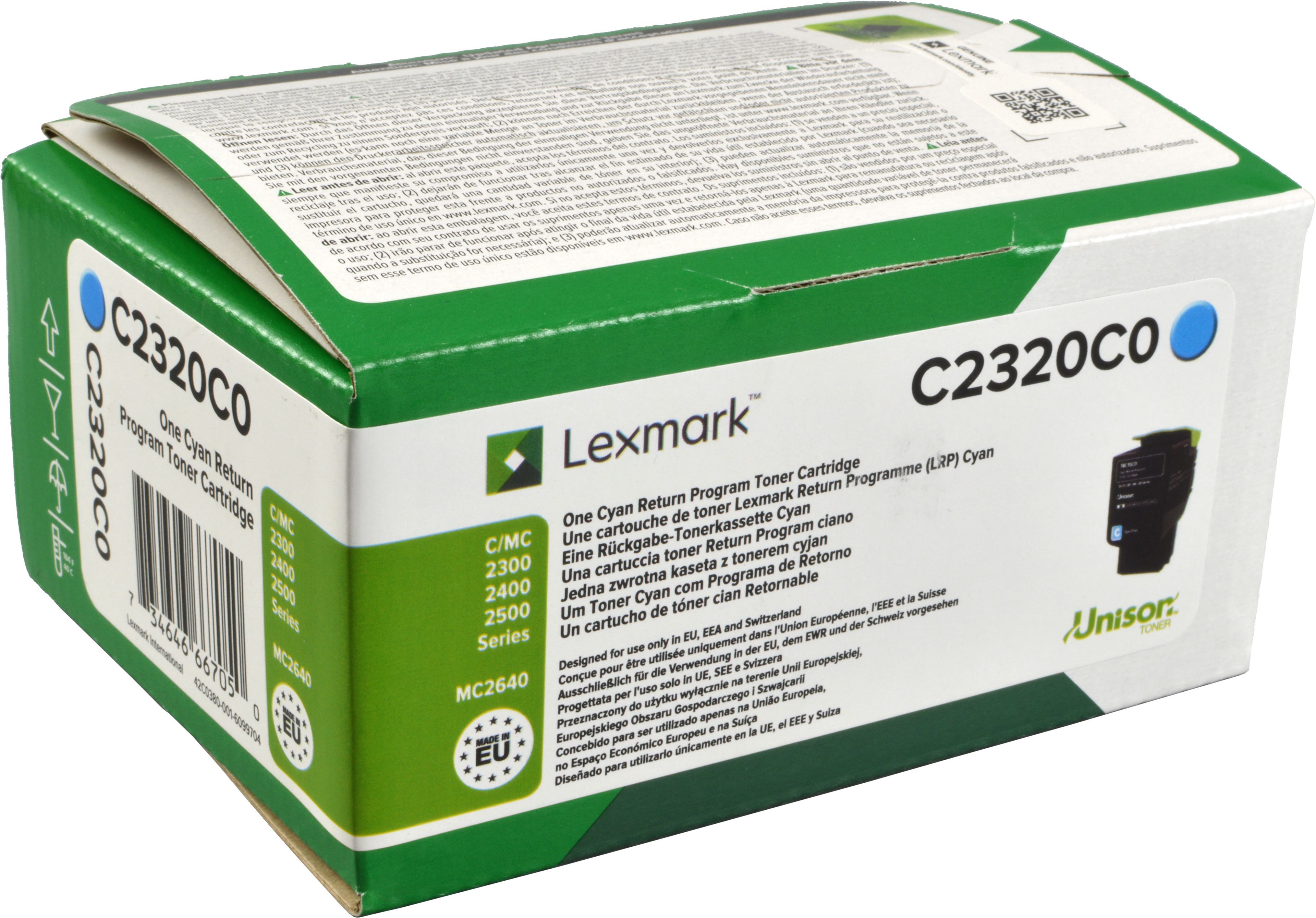 Lexmark Toner C2320C0 cyan