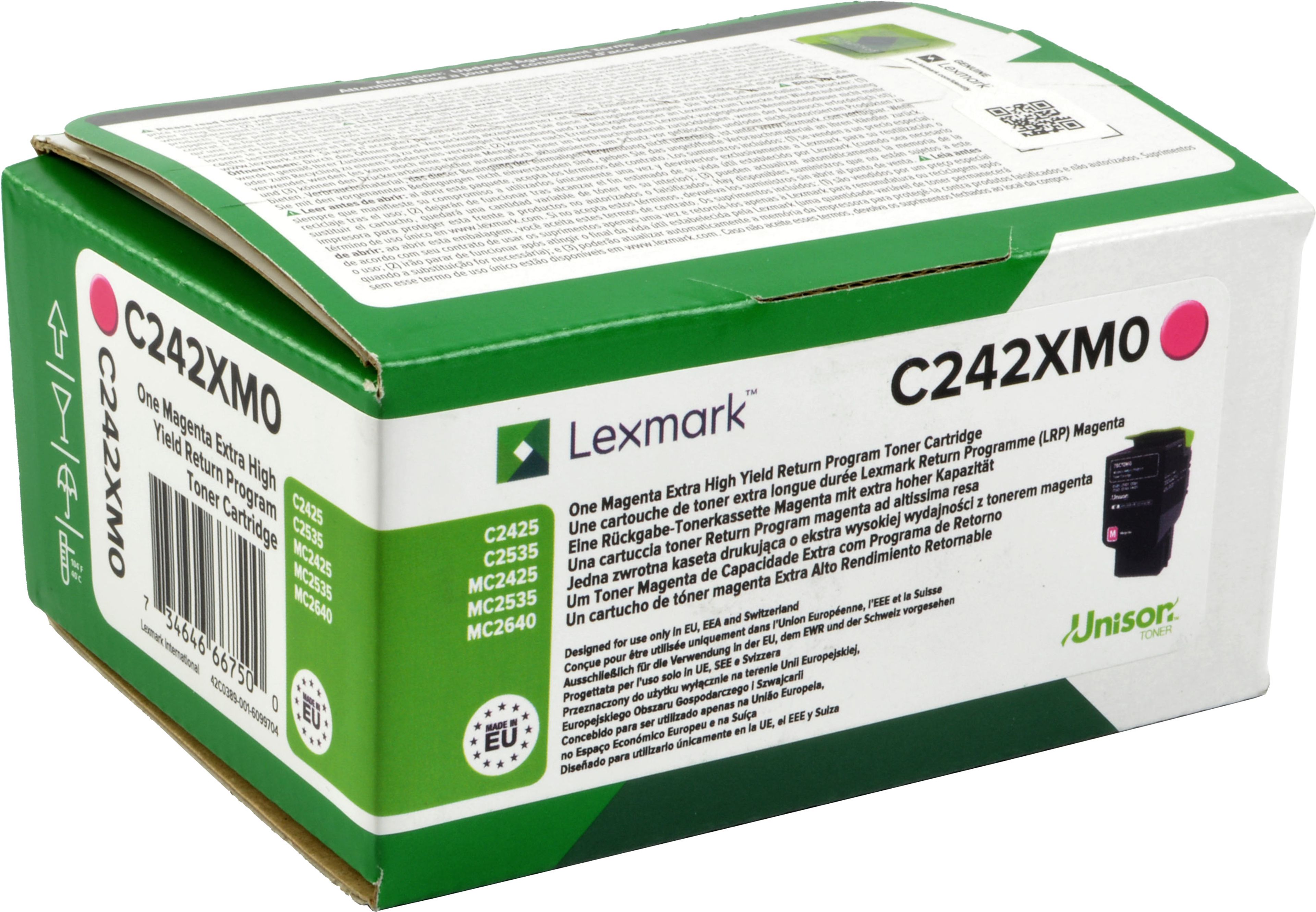 Lexmark Toner C242XM0 magenta