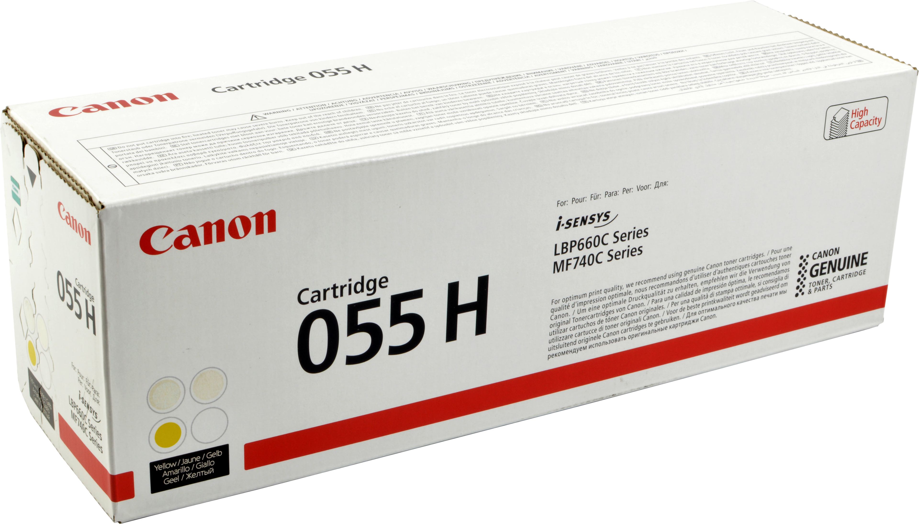 Canon Toner 3017C002 055H yellow