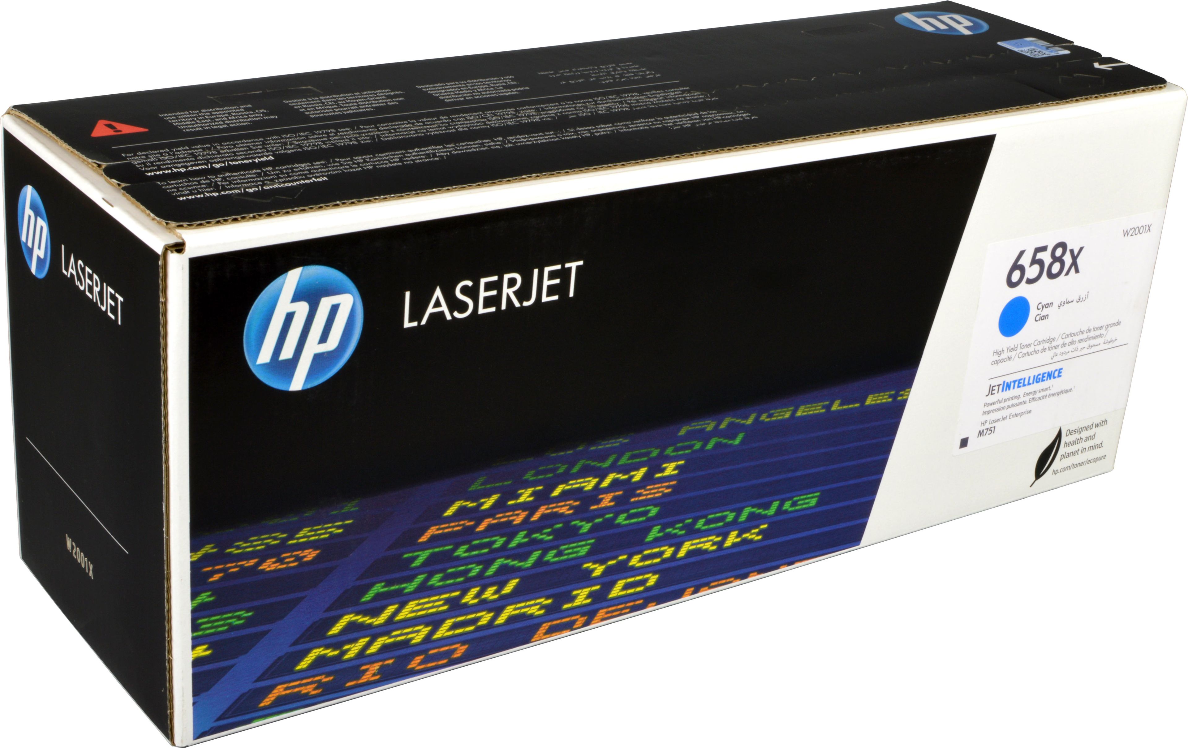 HP Toner W2001X 658X cyan