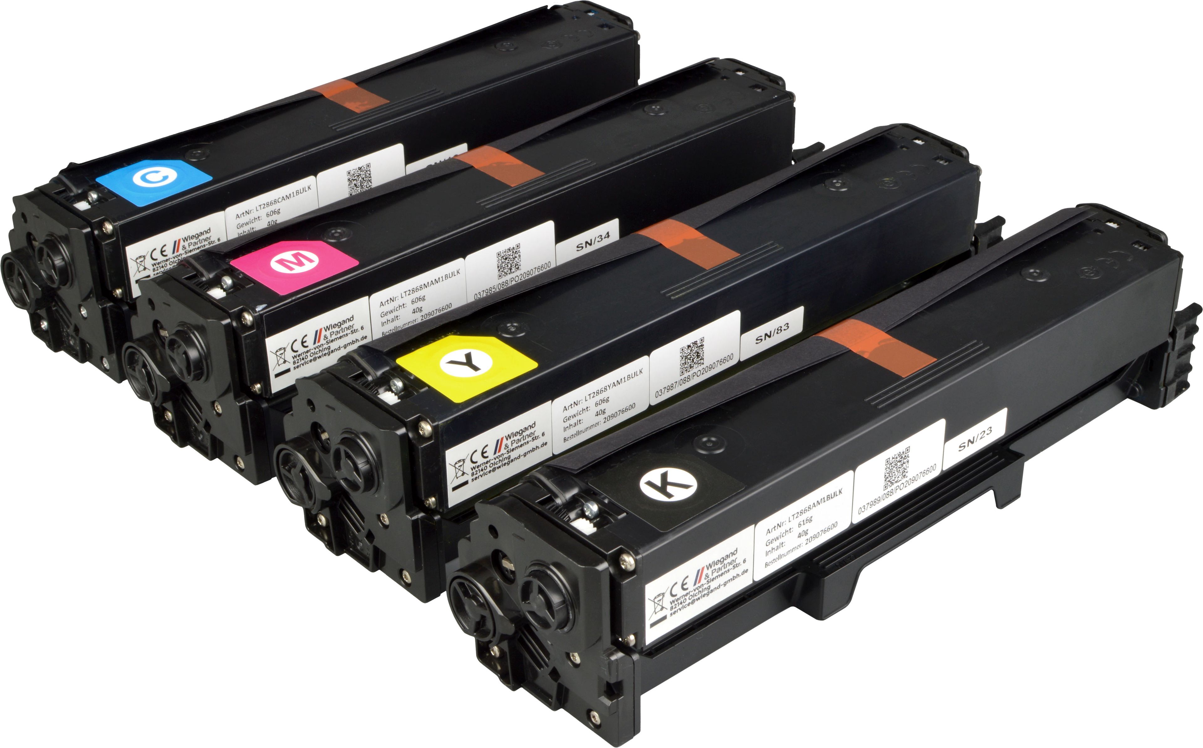 4 Ampertec Toner ersetzt Lexmark C3220 Multipack KCMY