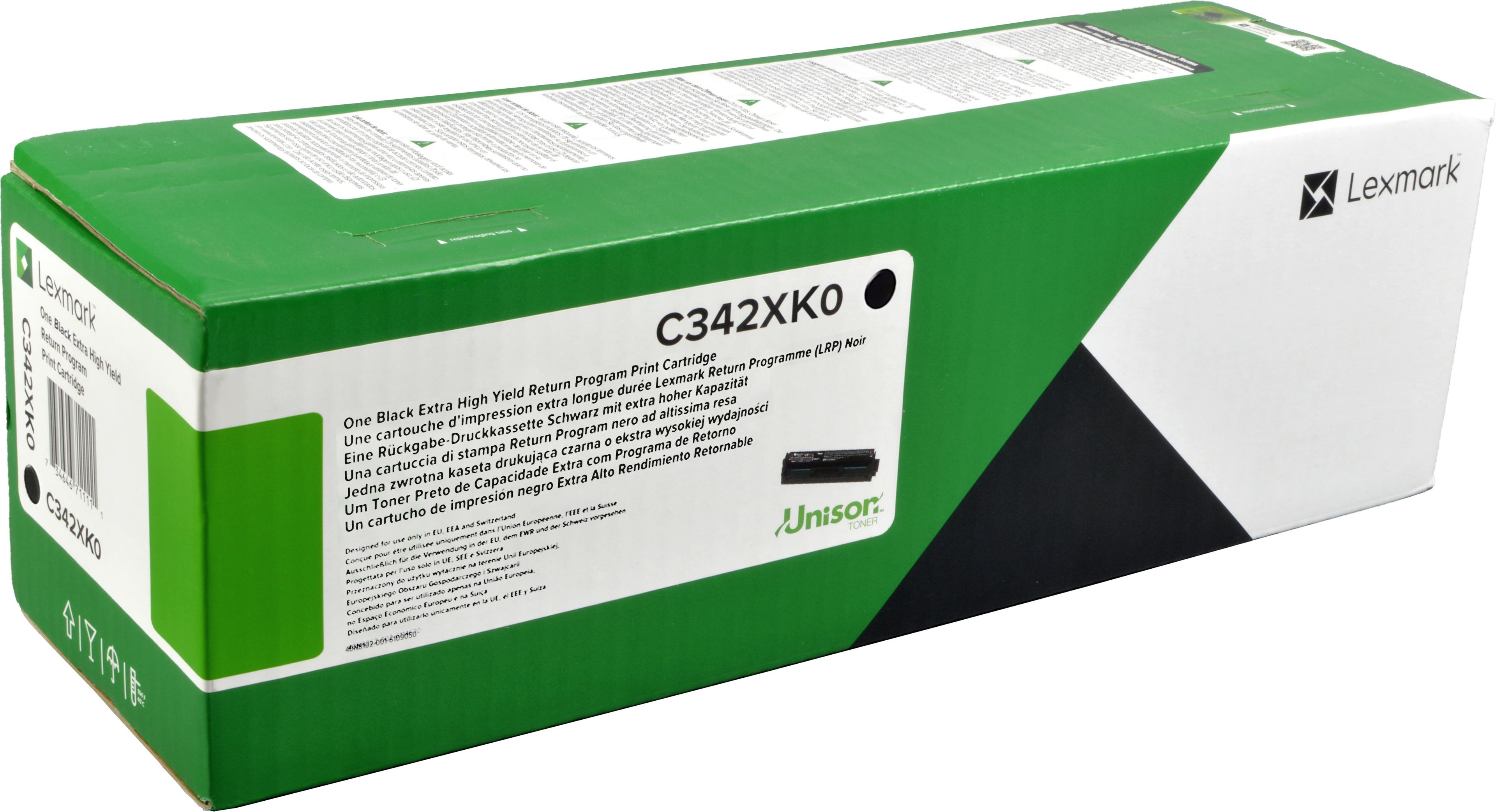Lexmark Toner C342XK0 schwarz