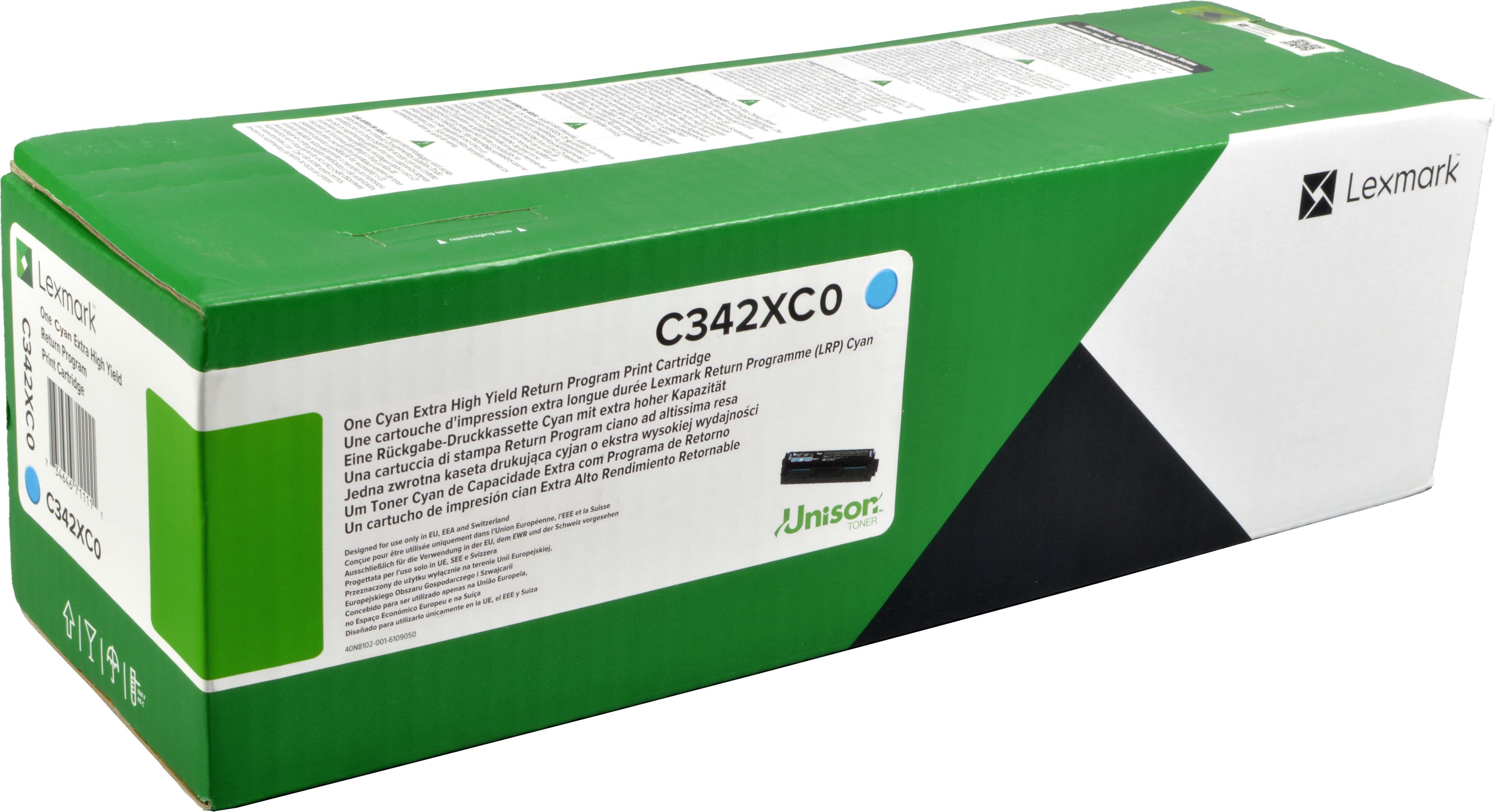 Lexmark Toner C342XC0 cyan