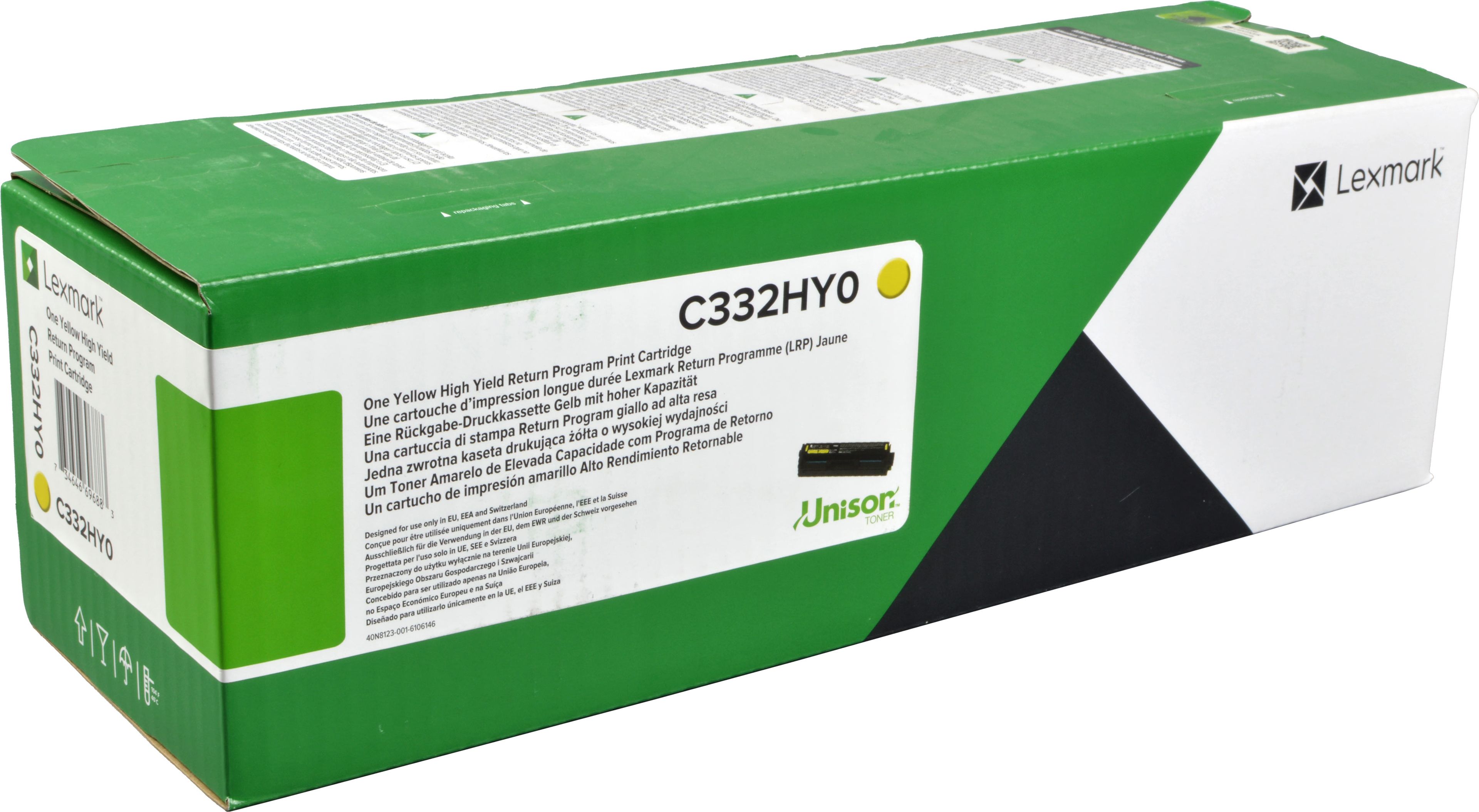 Lexmark Toner C332HY0 yellow