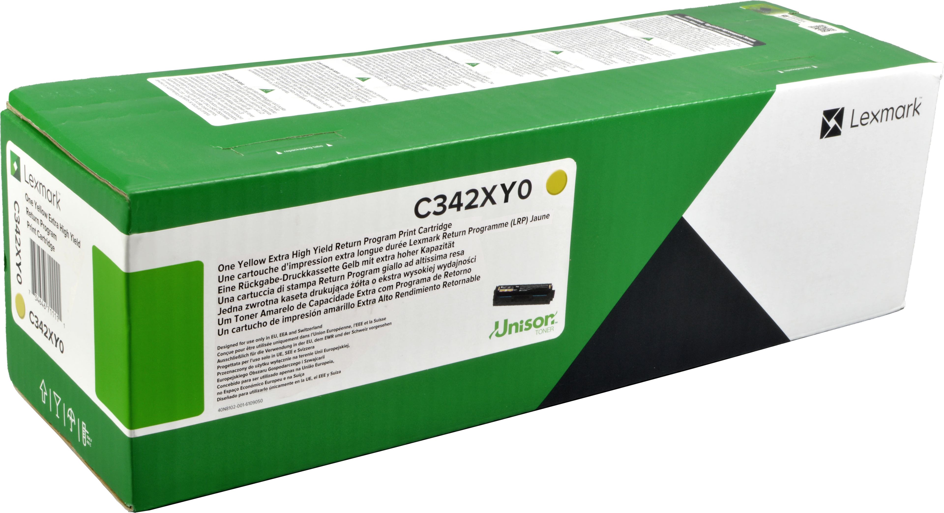 Lexmark Toner C342XY0 yellow