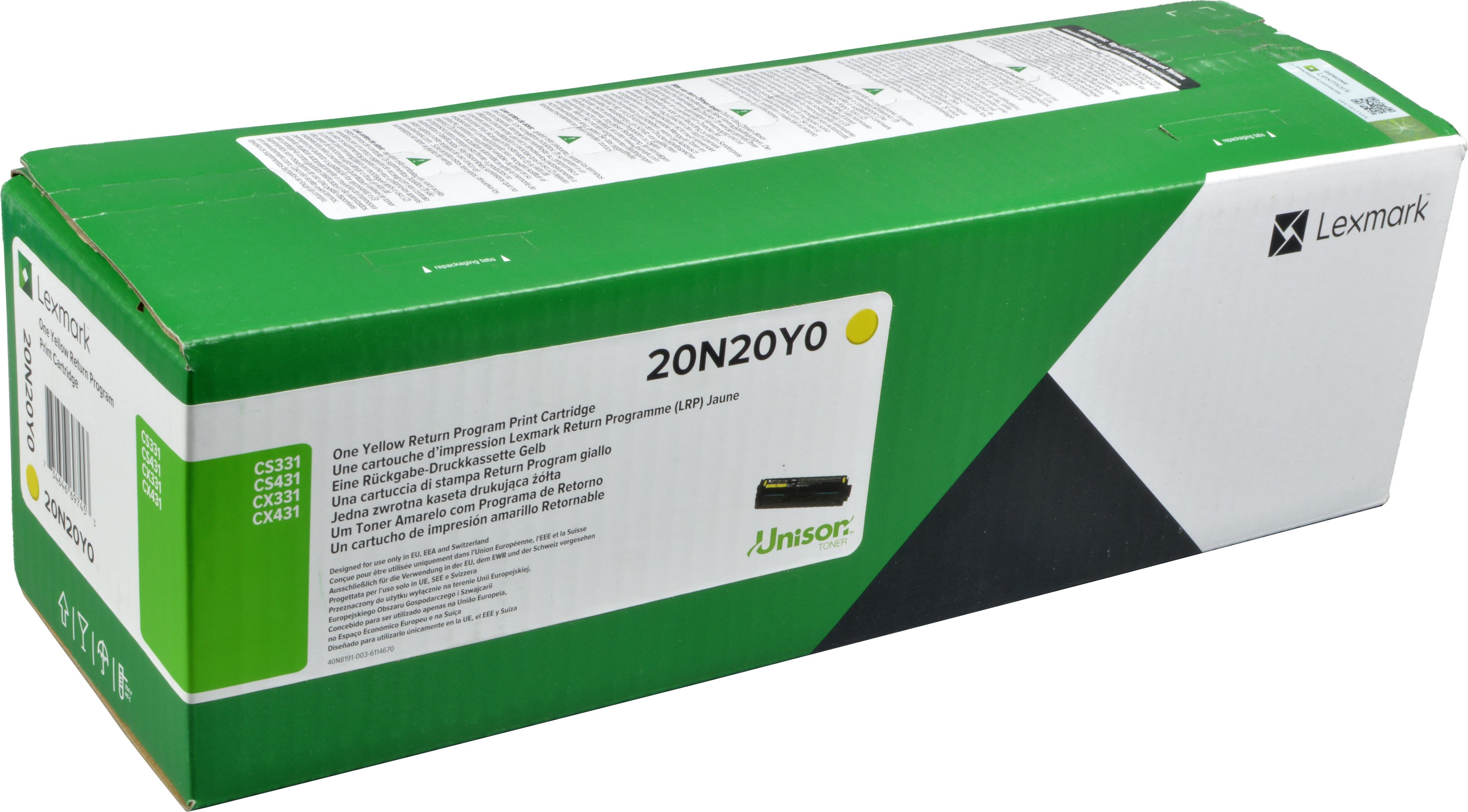 Lexmark Toner 20N20Y0 yellow