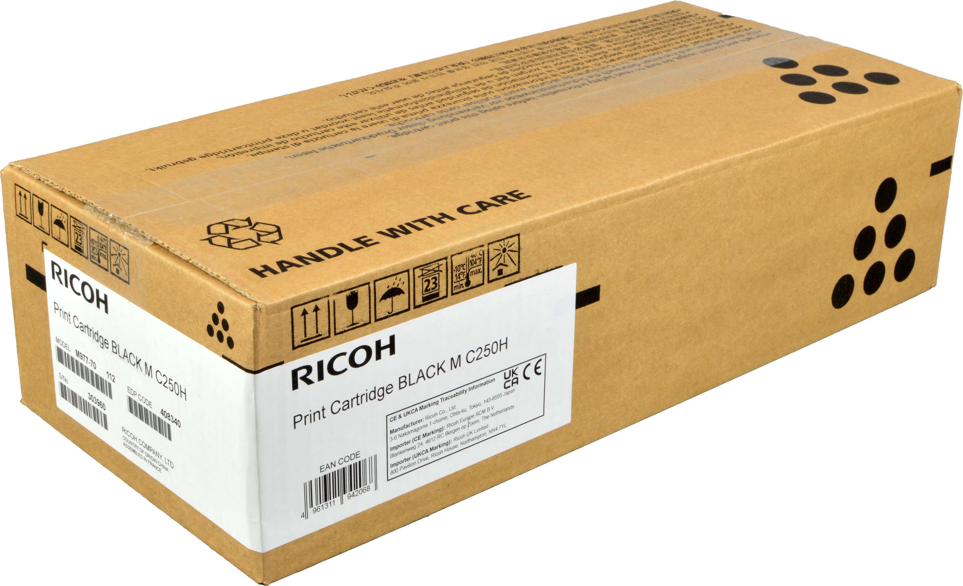 Ricoh Toner 408340 MC250H schwarz OEM