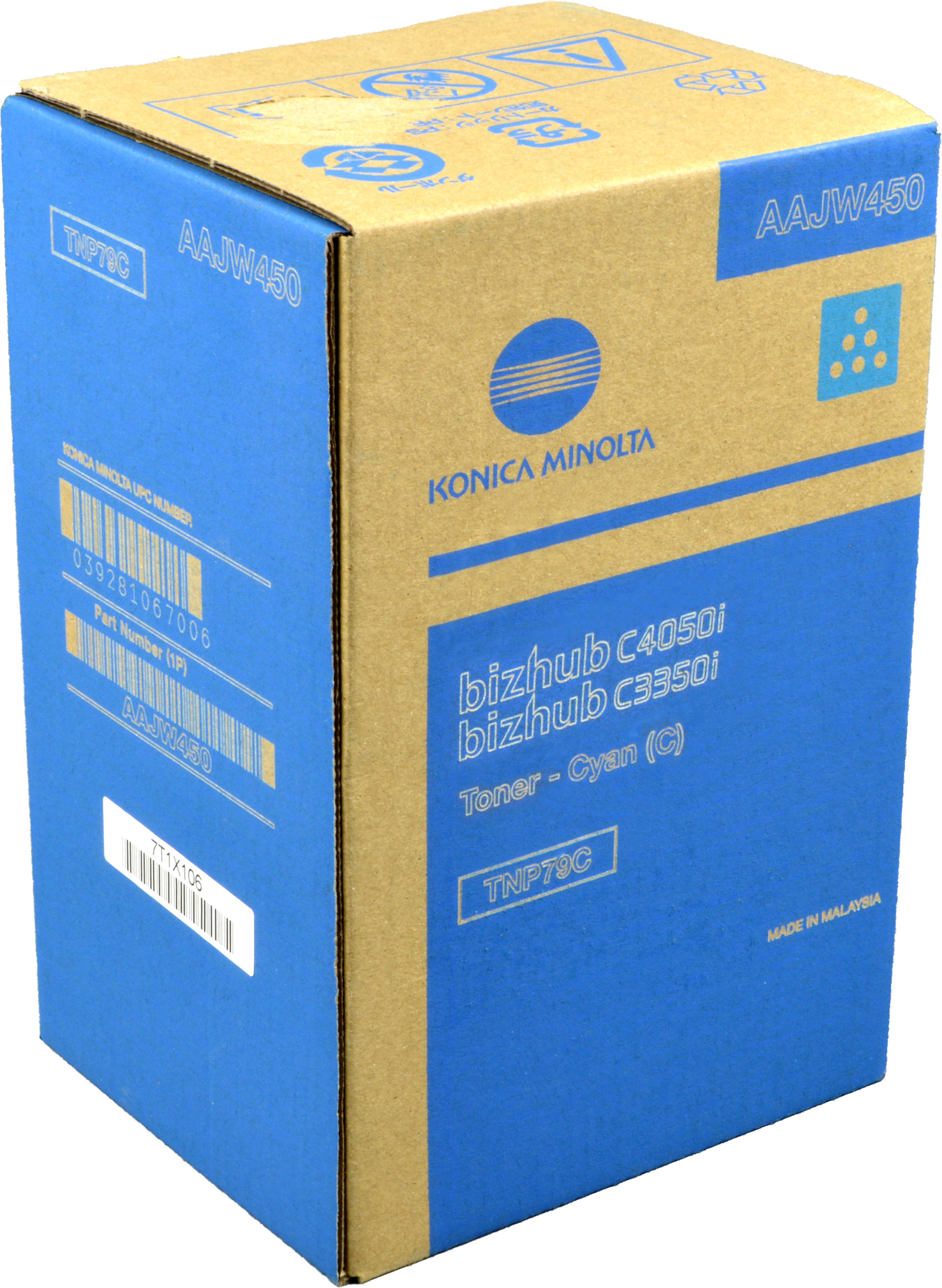 Konica Minolta Toner TNP-79C AAJW450 cyan
