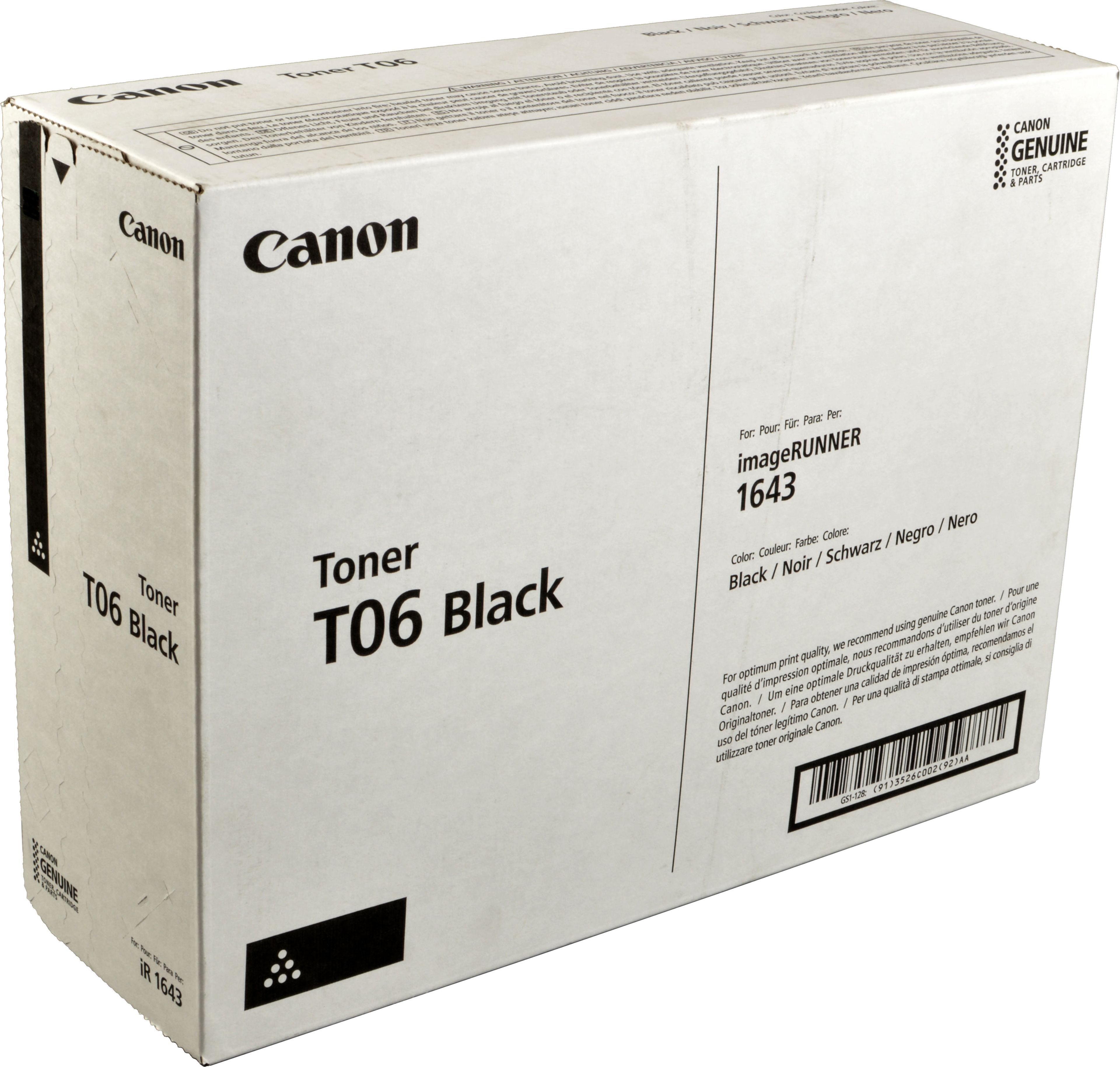Canon Toner 3526C002 T06 schwarz