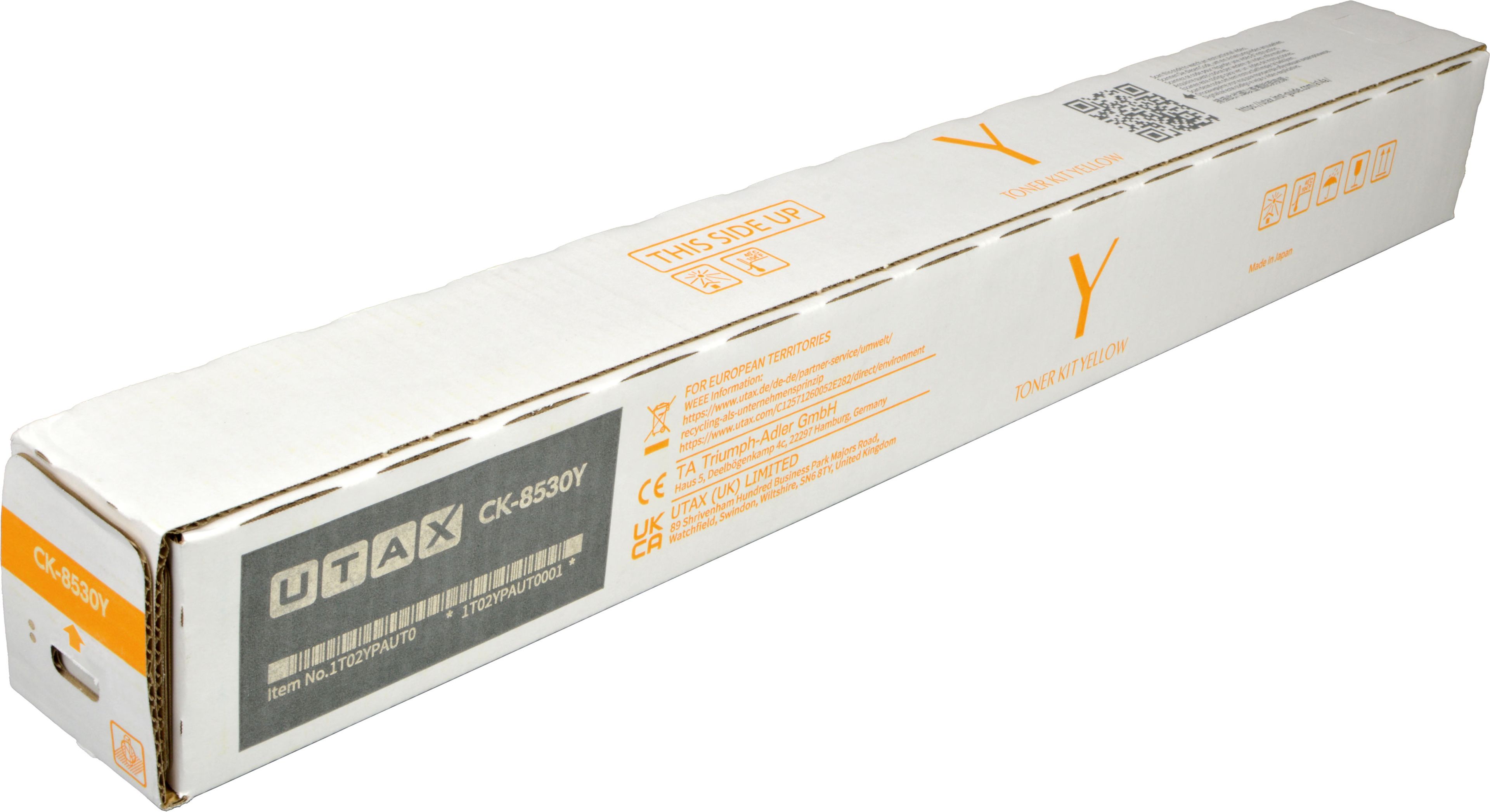 Utax Toner CK-8530Y 1T02YPAUT0 yellow