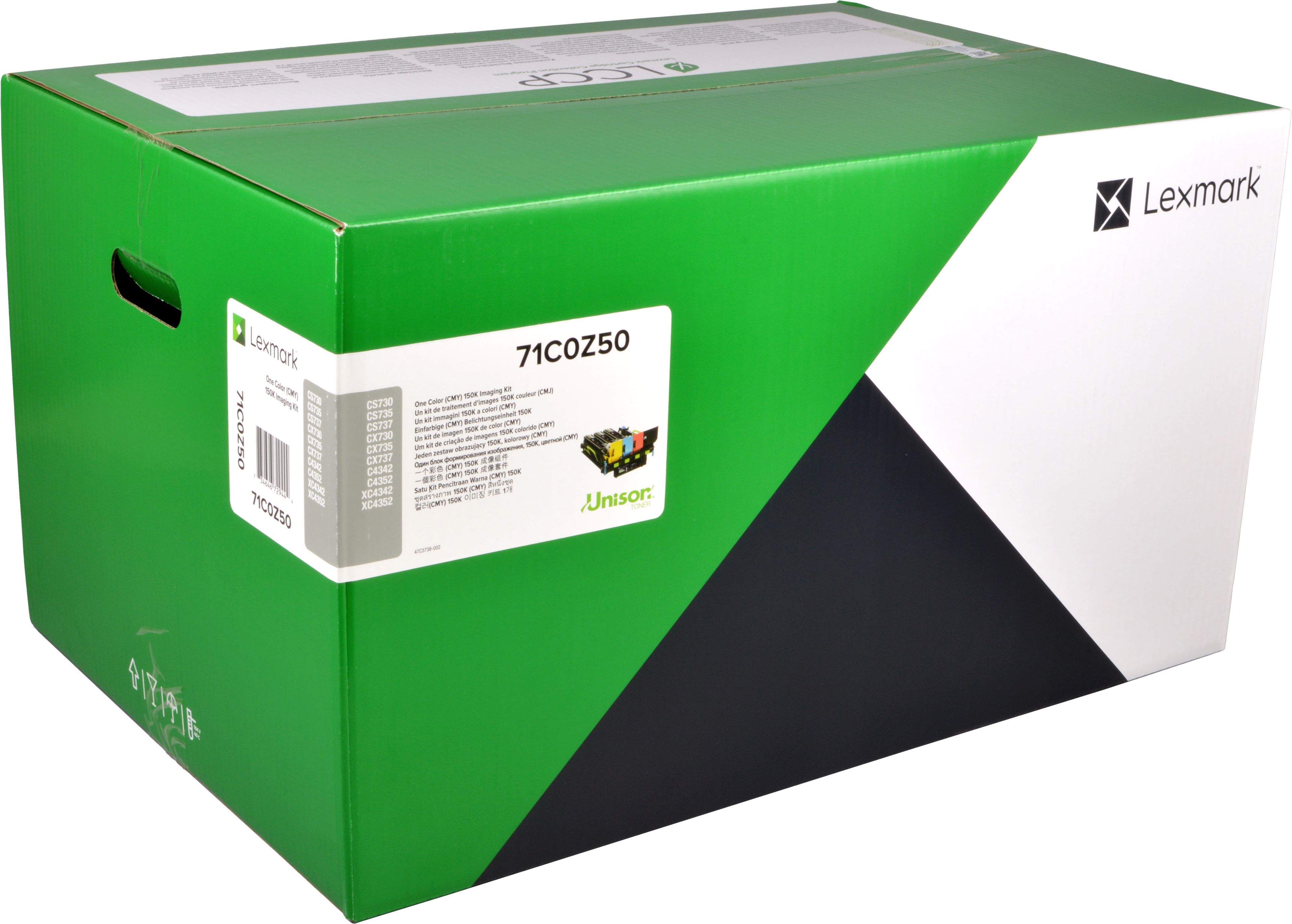 4 Lexmark Trommeln 71C0Z50 Multipack KCMY