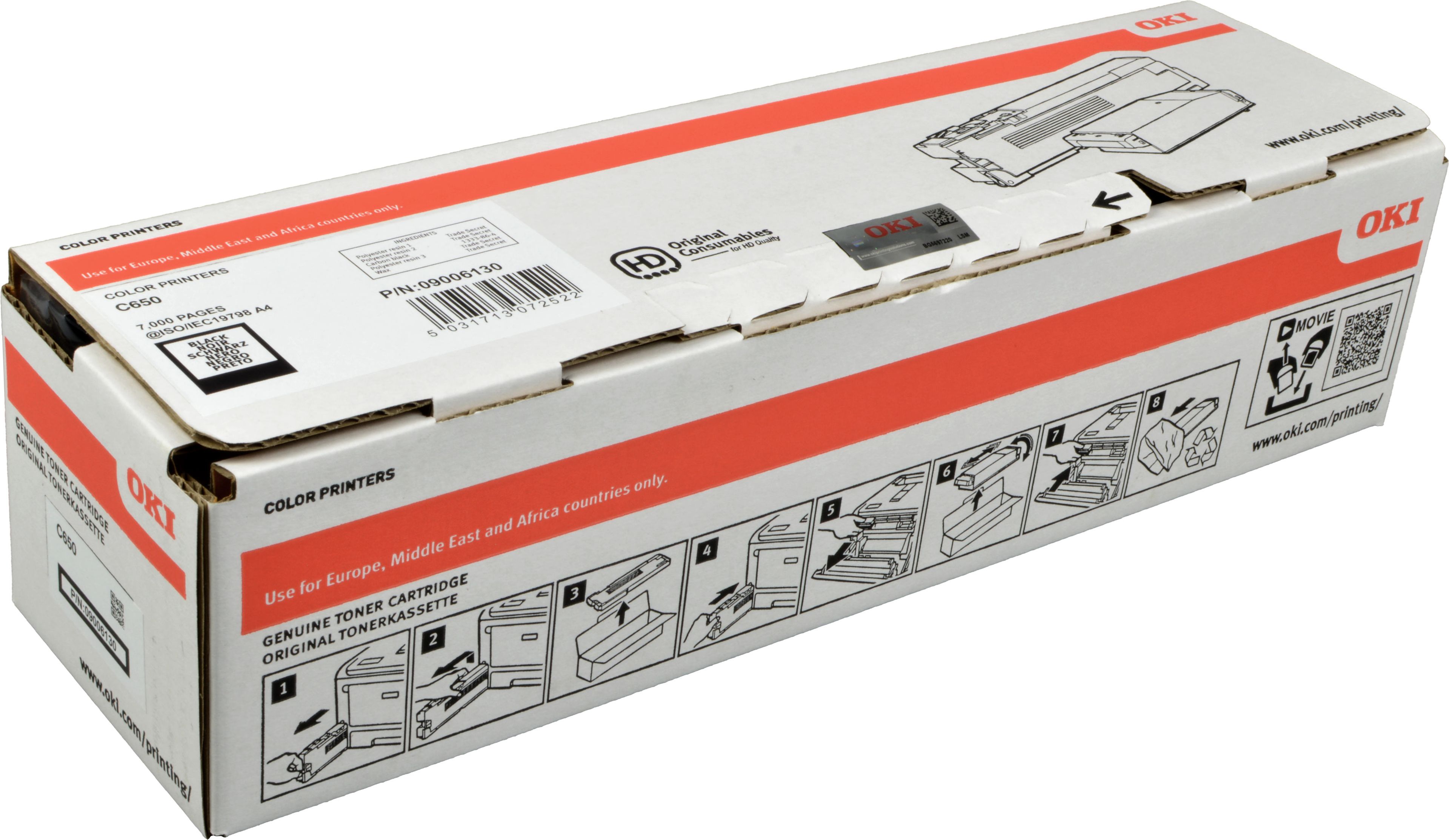 Oki Toner 09006130 schwarz