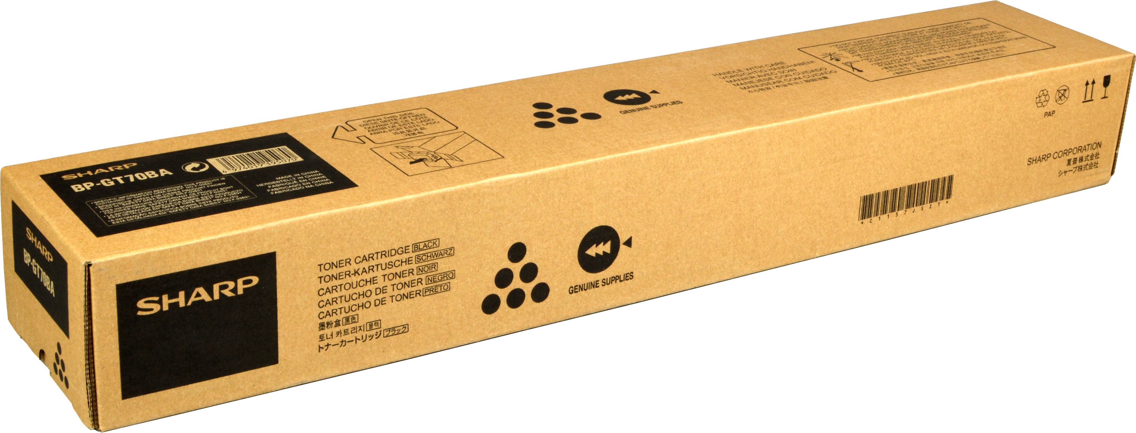 Sharp Toner BP-GT70BA schwarz