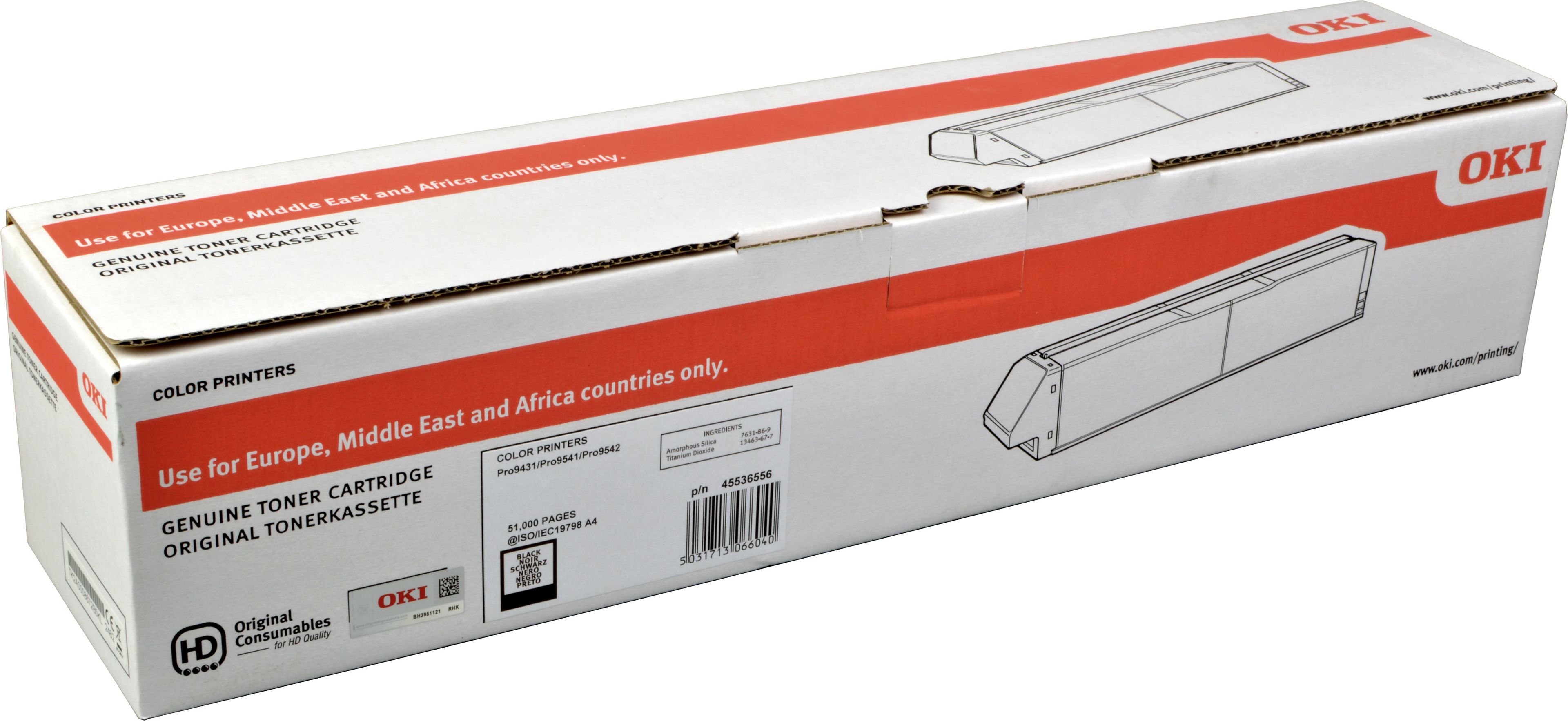 Oki Toner 45536556 schwarz