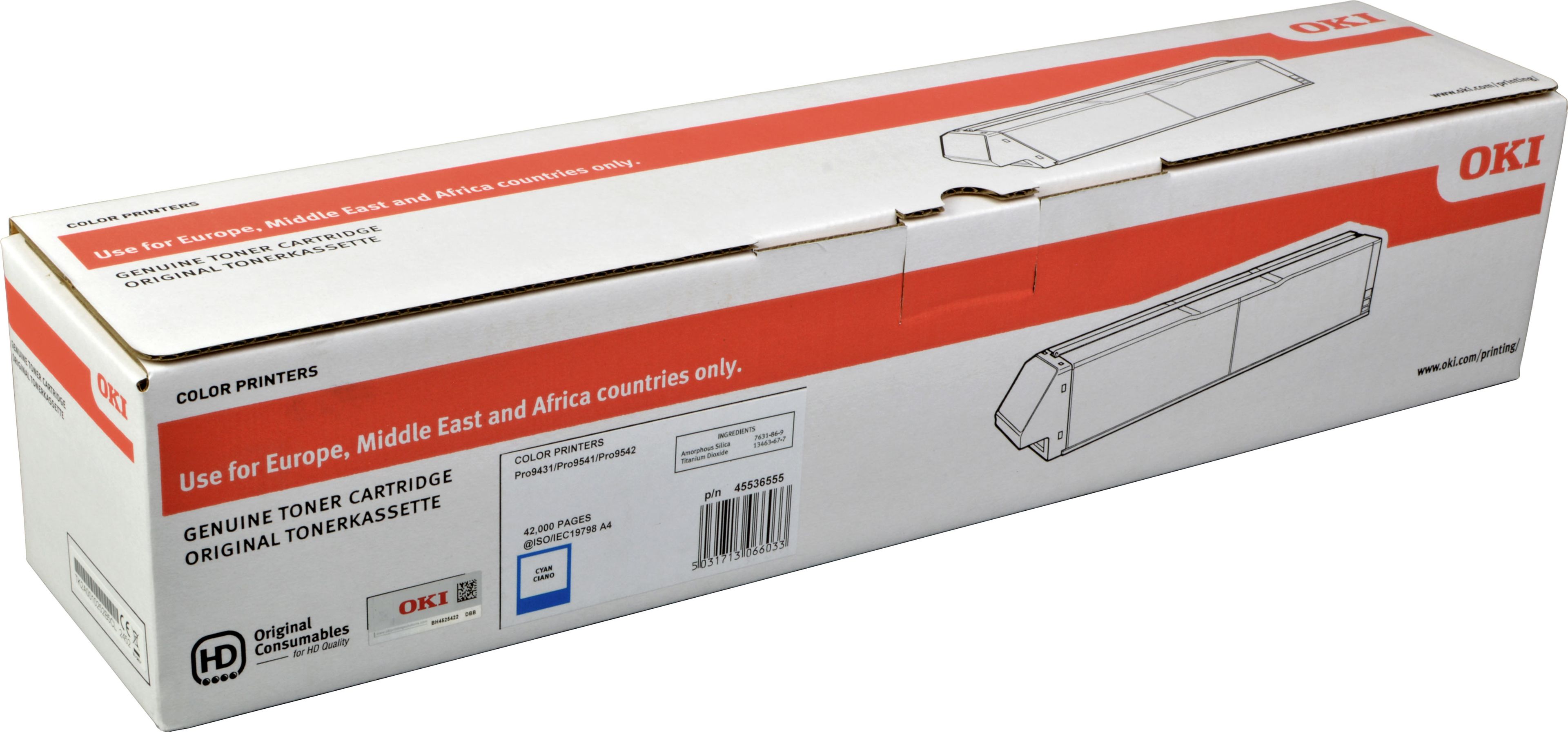Oki Toner 45536555 cyan