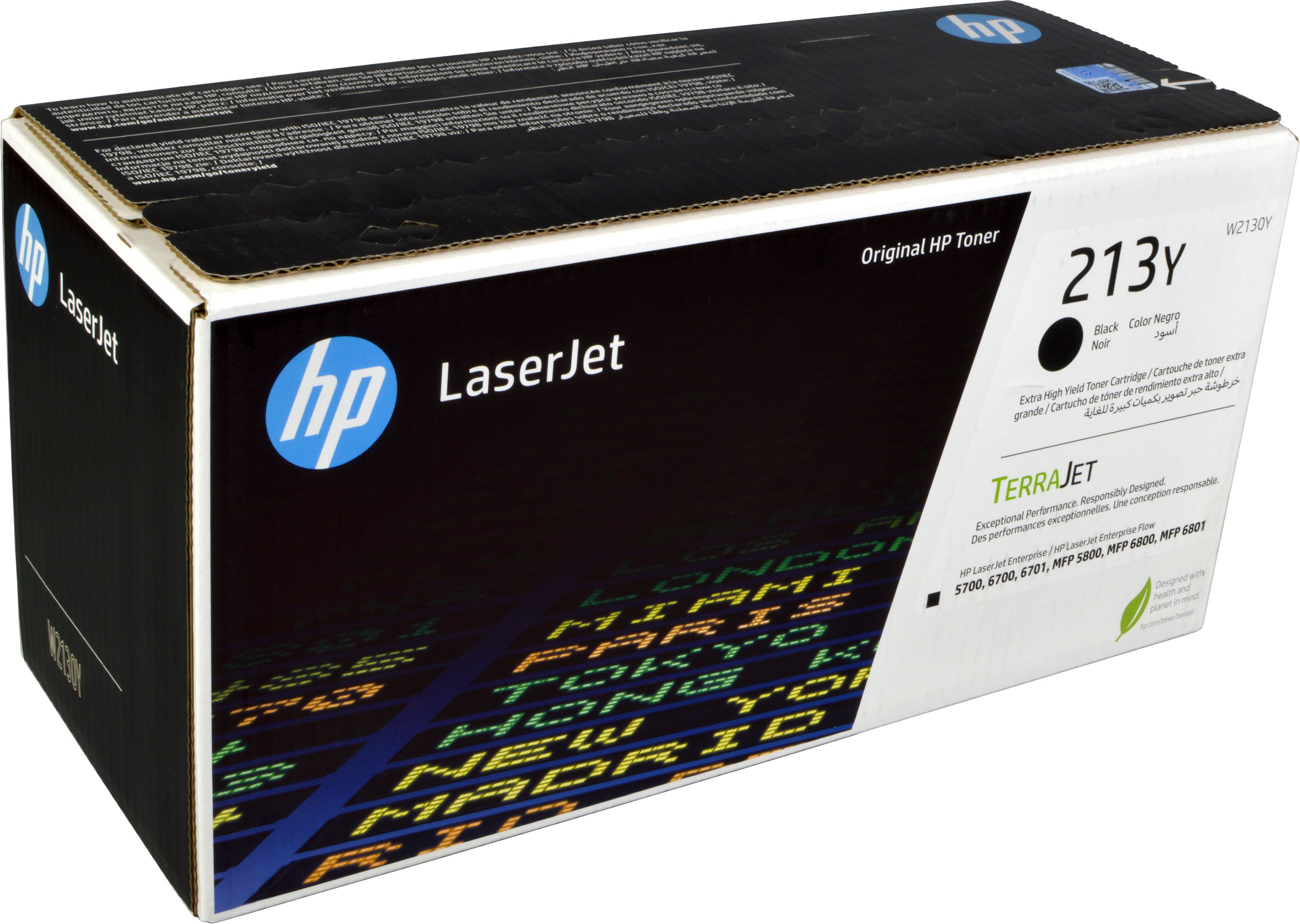 HP Toner W2130Y 213Y schwarz