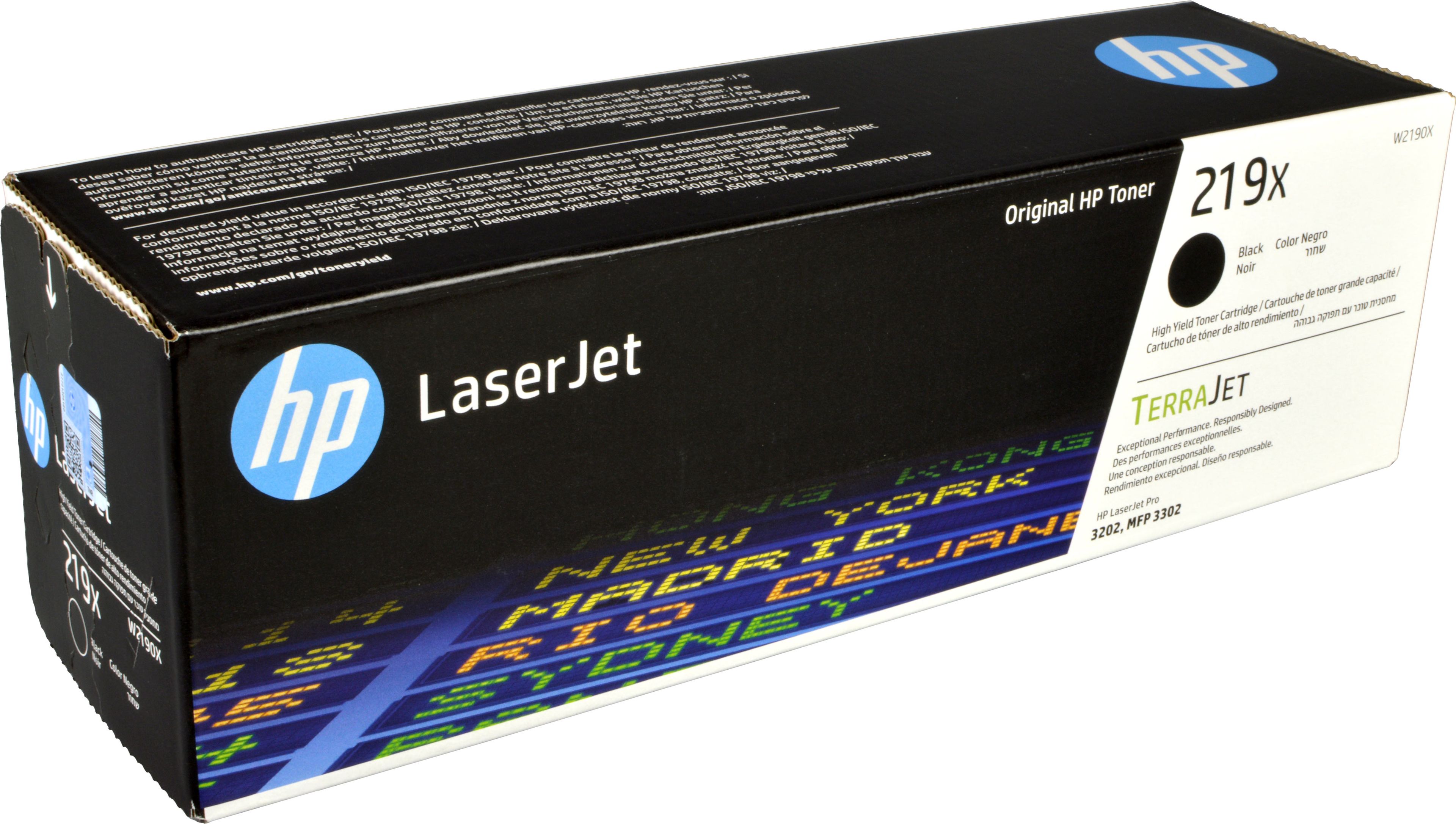 HP Toner W2190X 219X schwarz
