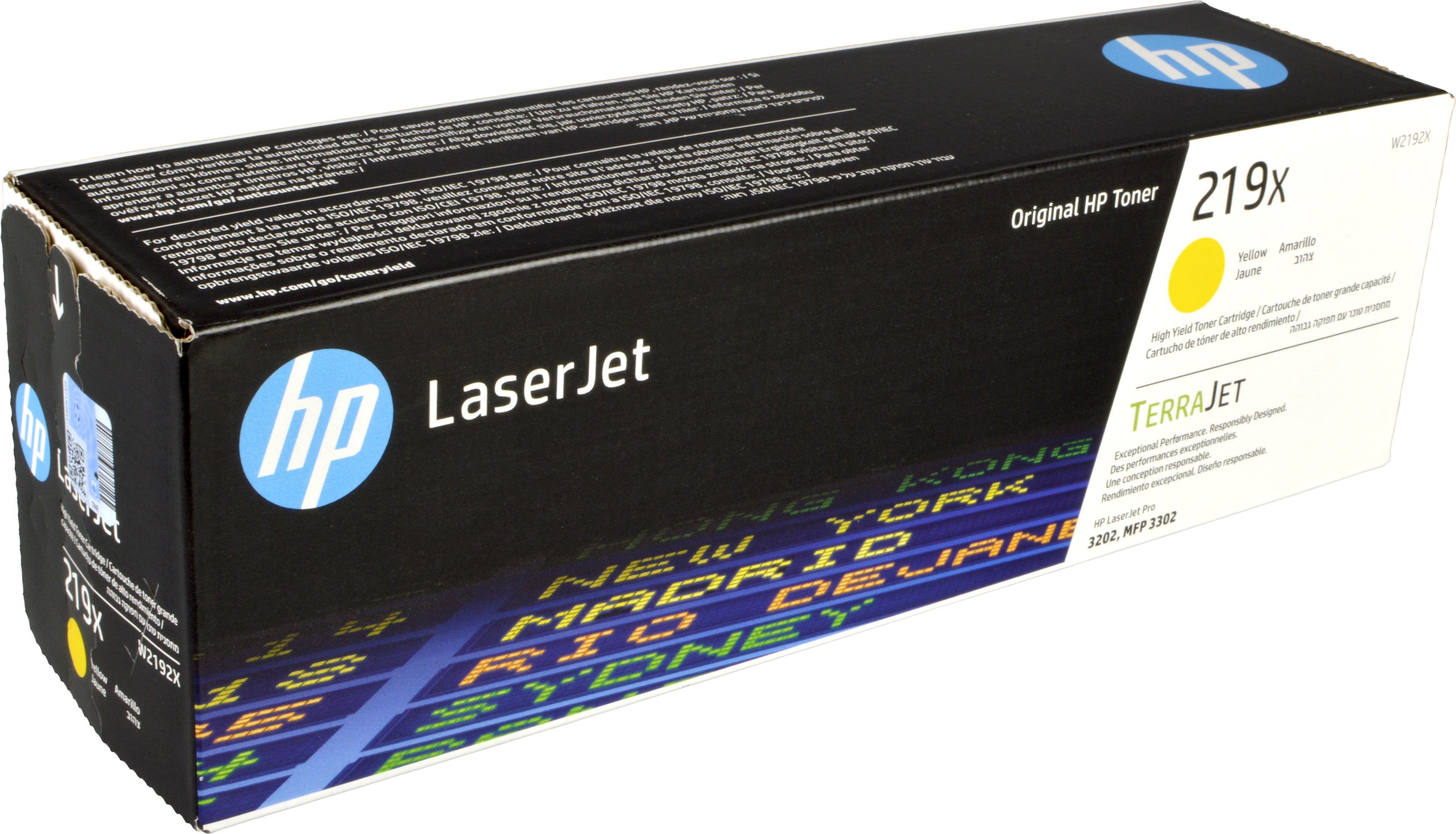 HP Toner W2192X 219X yellow