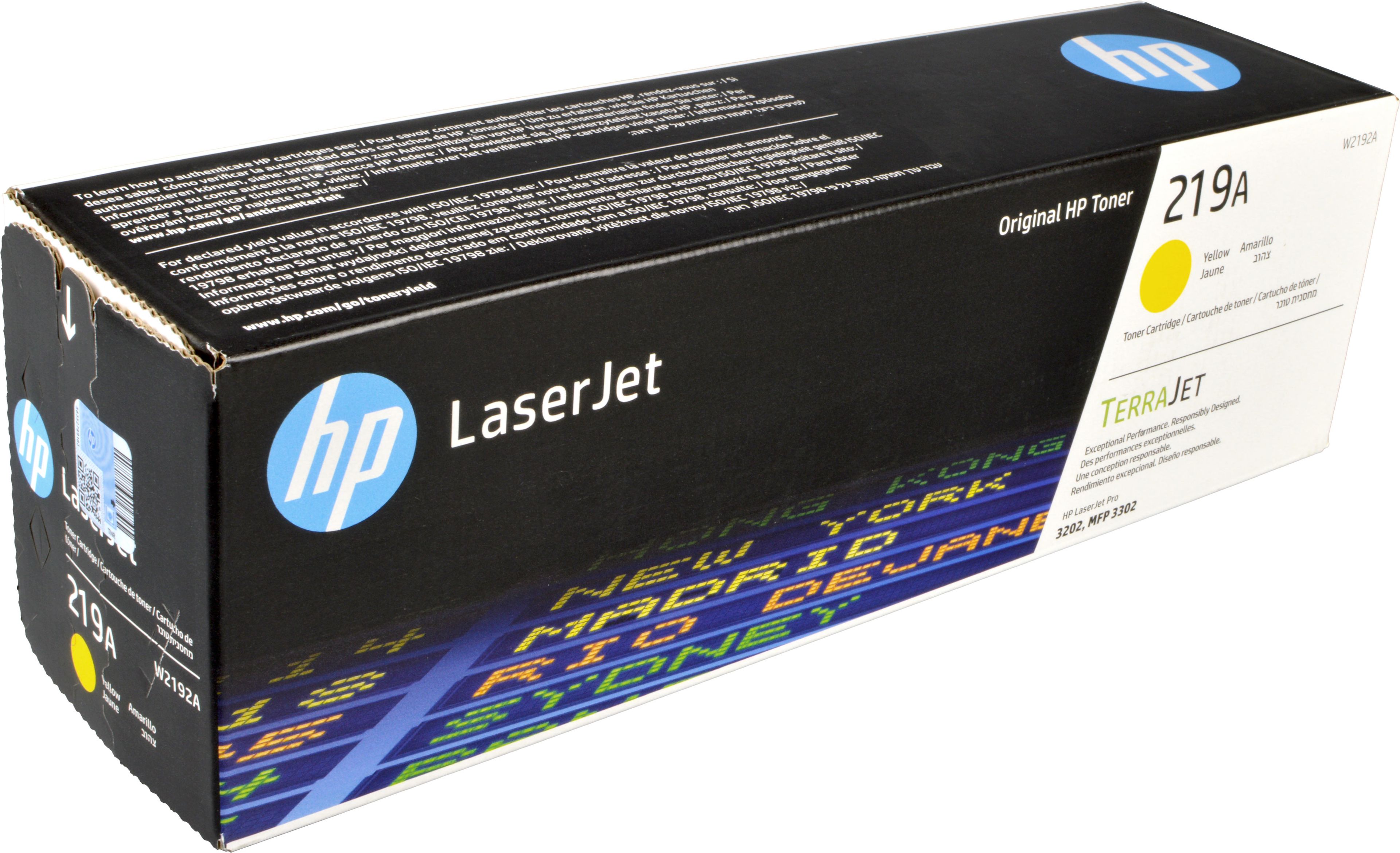 HP Toner W2192A 219A yellow