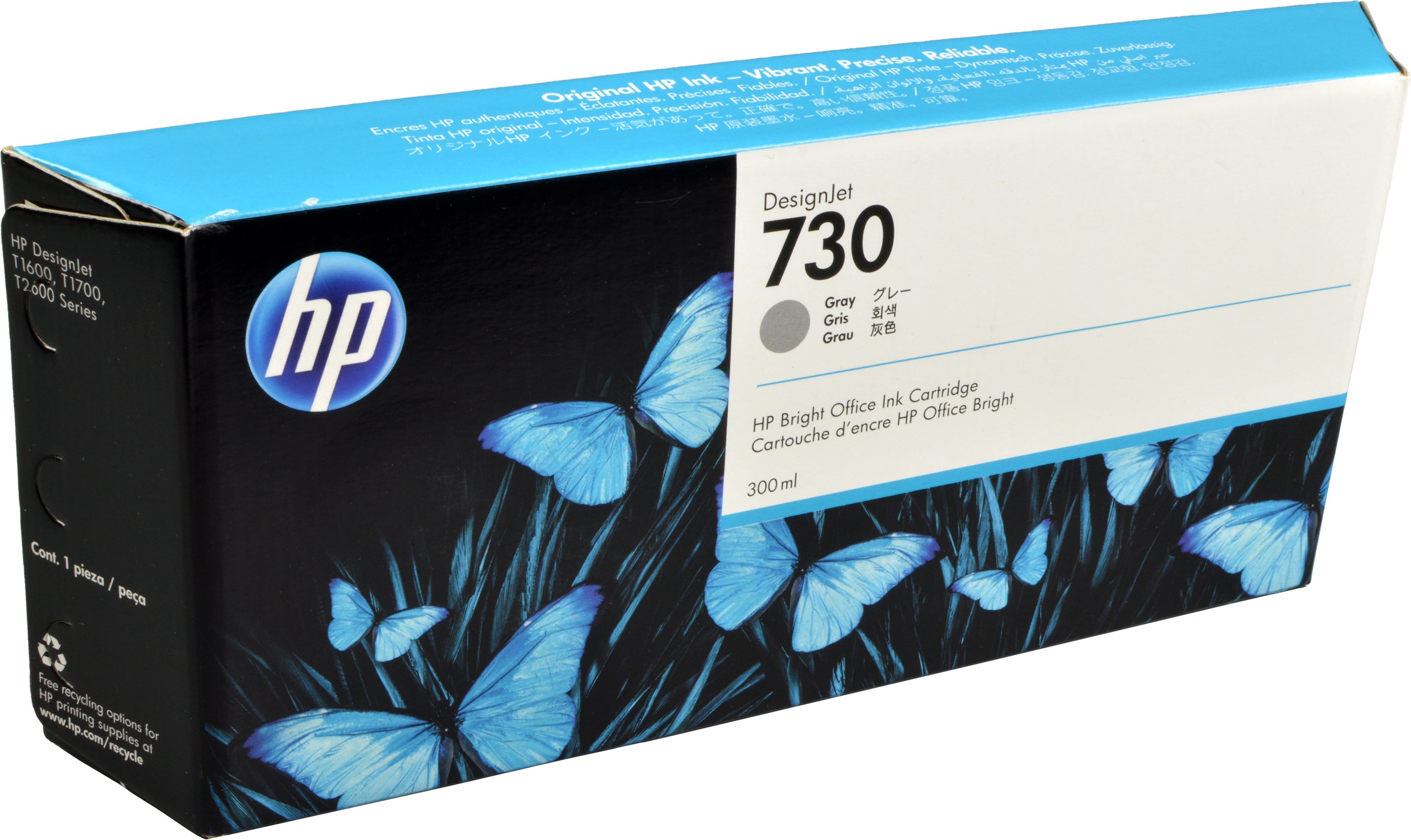 HP Tinte P2V72A 730 grey