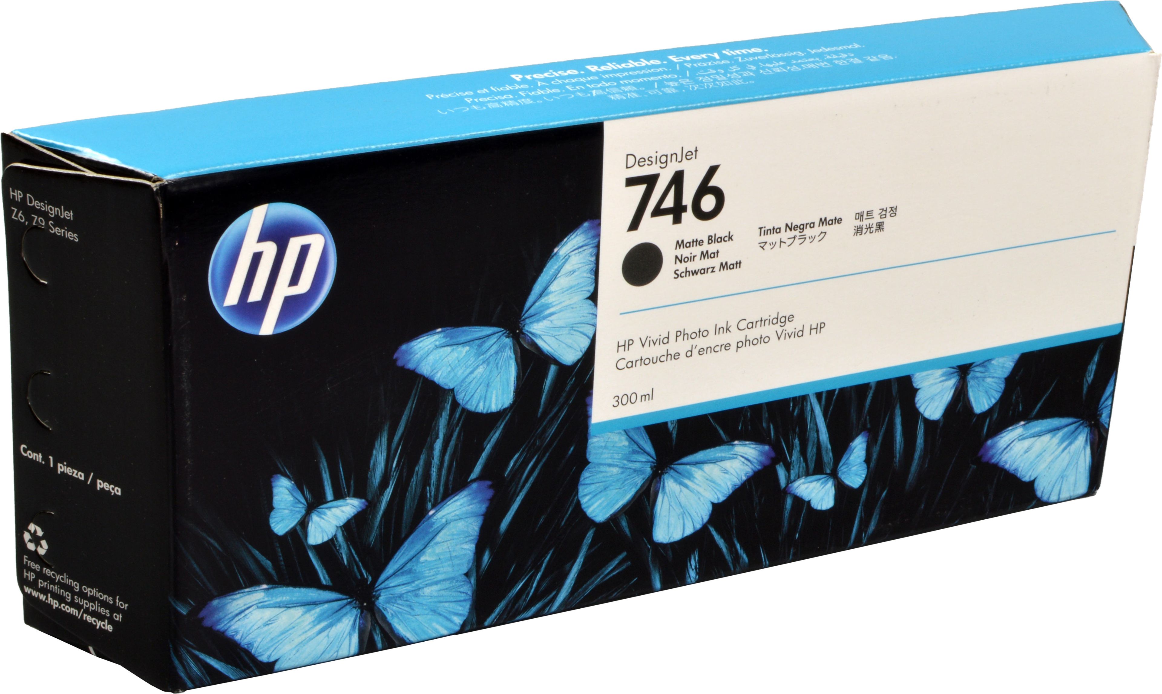 HP Tinte P2V83A 746 matte black