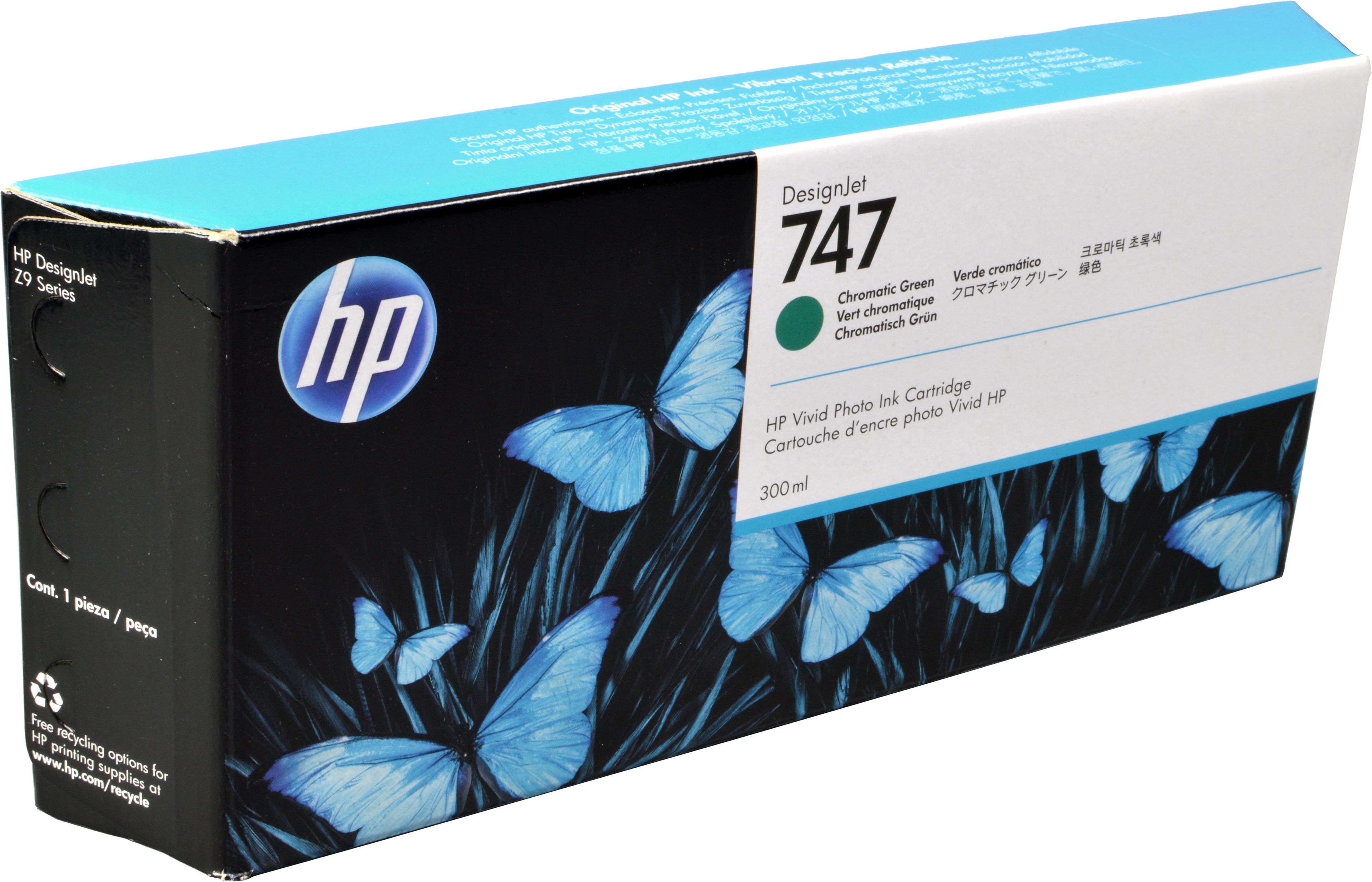 HP Tinte P2V84A 747 chromatic green