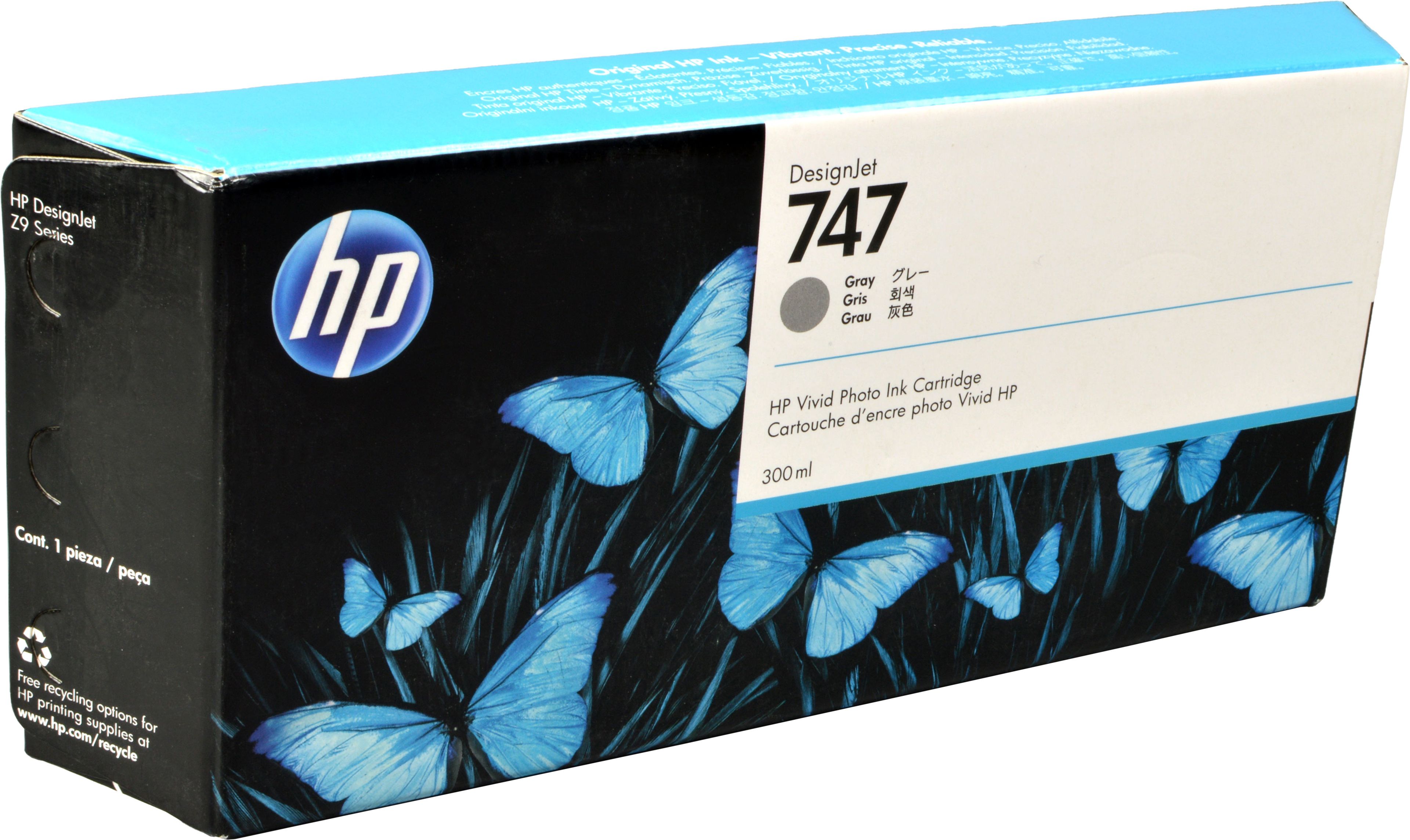 HP Tinte P2V86A 747 grey