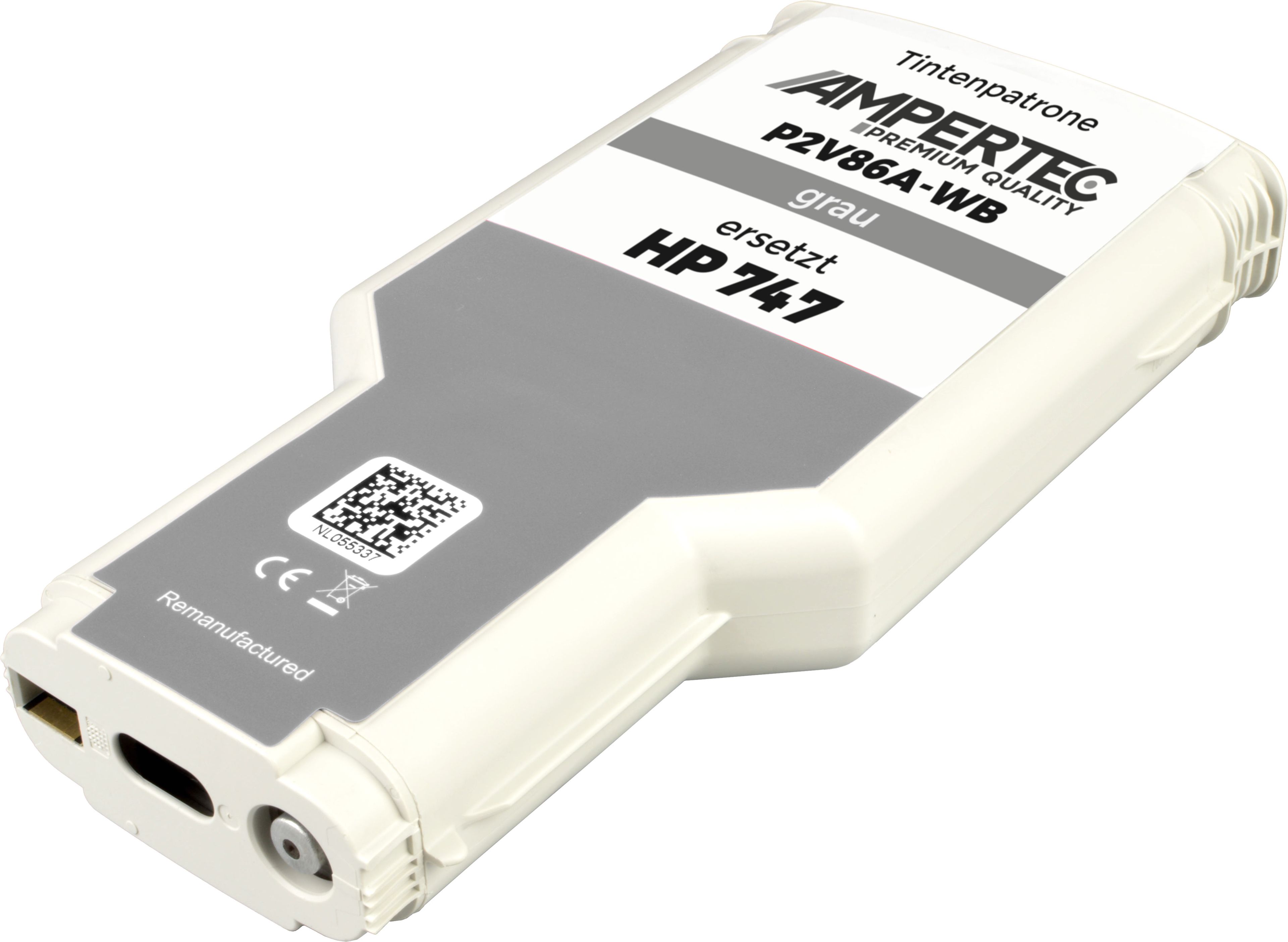 Kompatible Tinte ersetzt HP P2V86A 747 grey