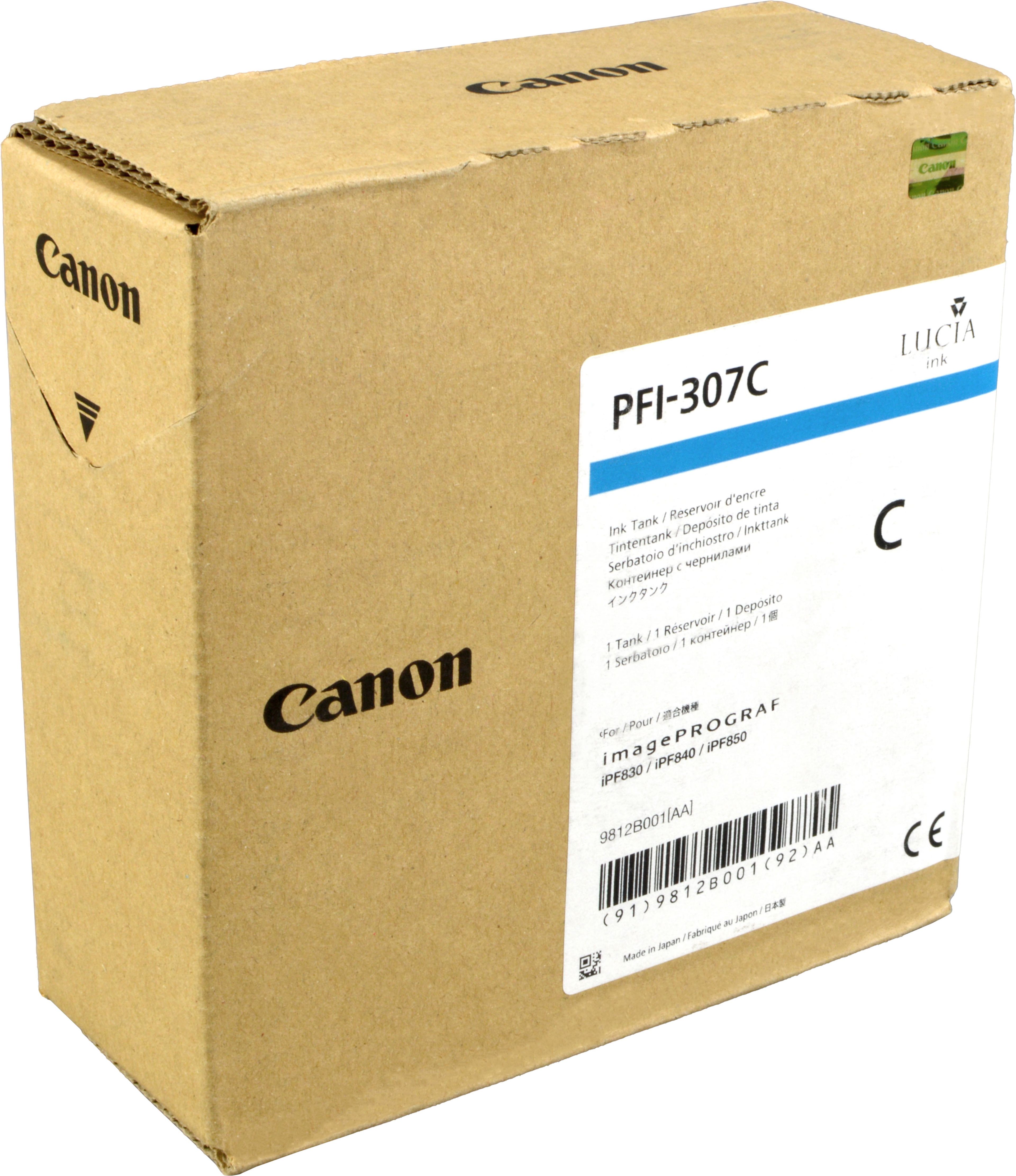 Canon Tinte 9812B001 PFI-307C cyan