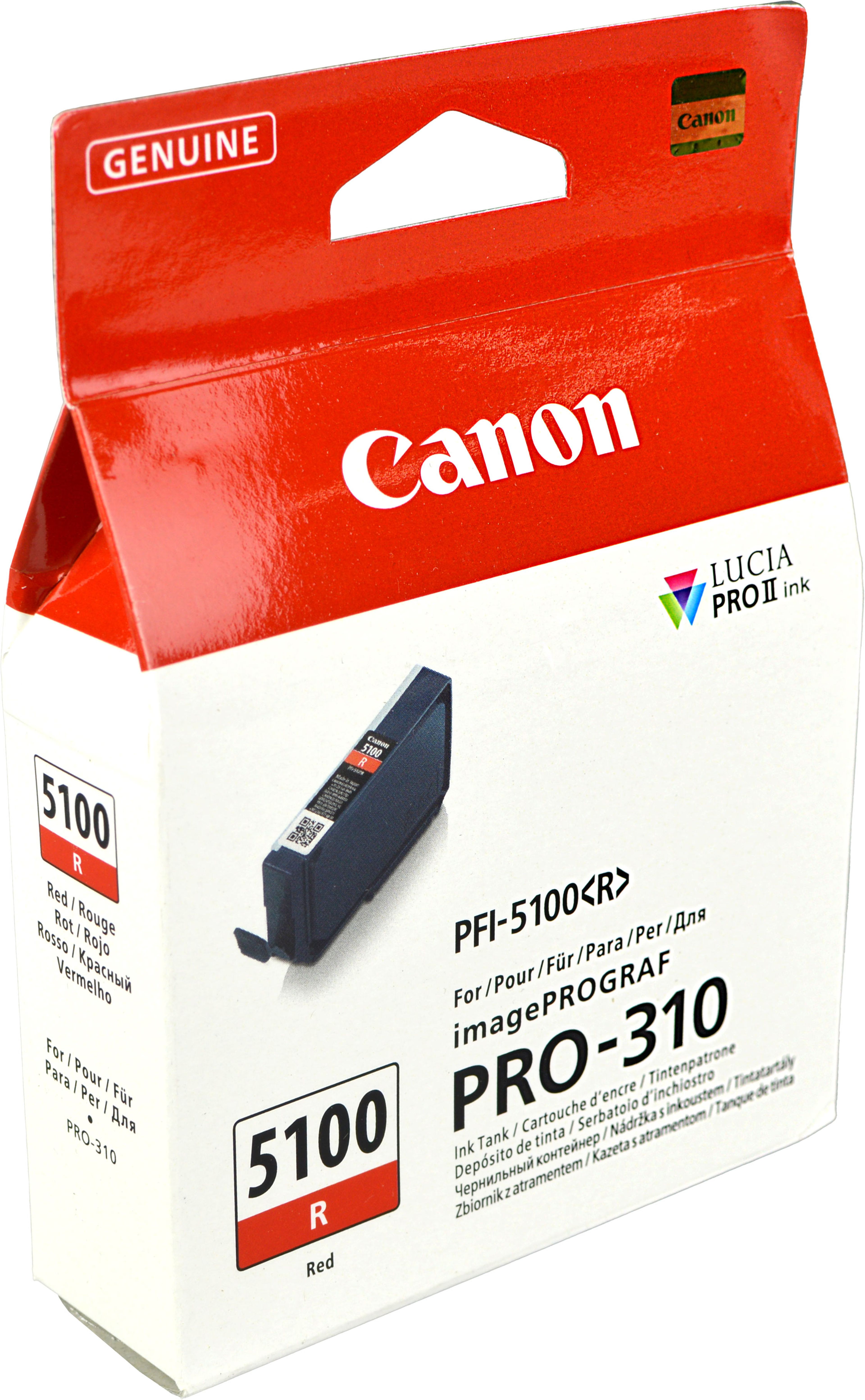 Canon Tinte 6958C001 PFI-5100R red