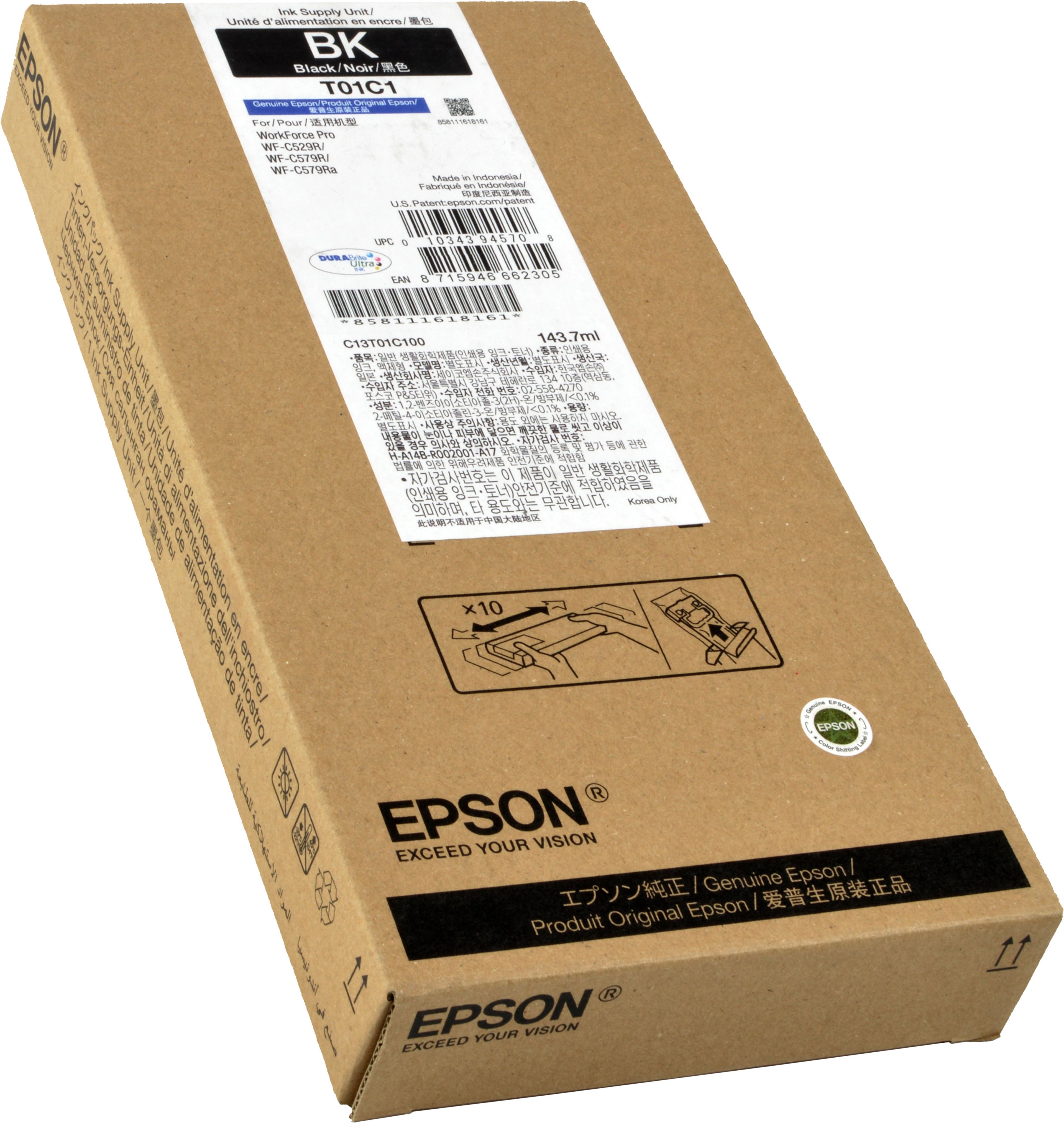 Epson Tinte C13T01C100 schwarz XL