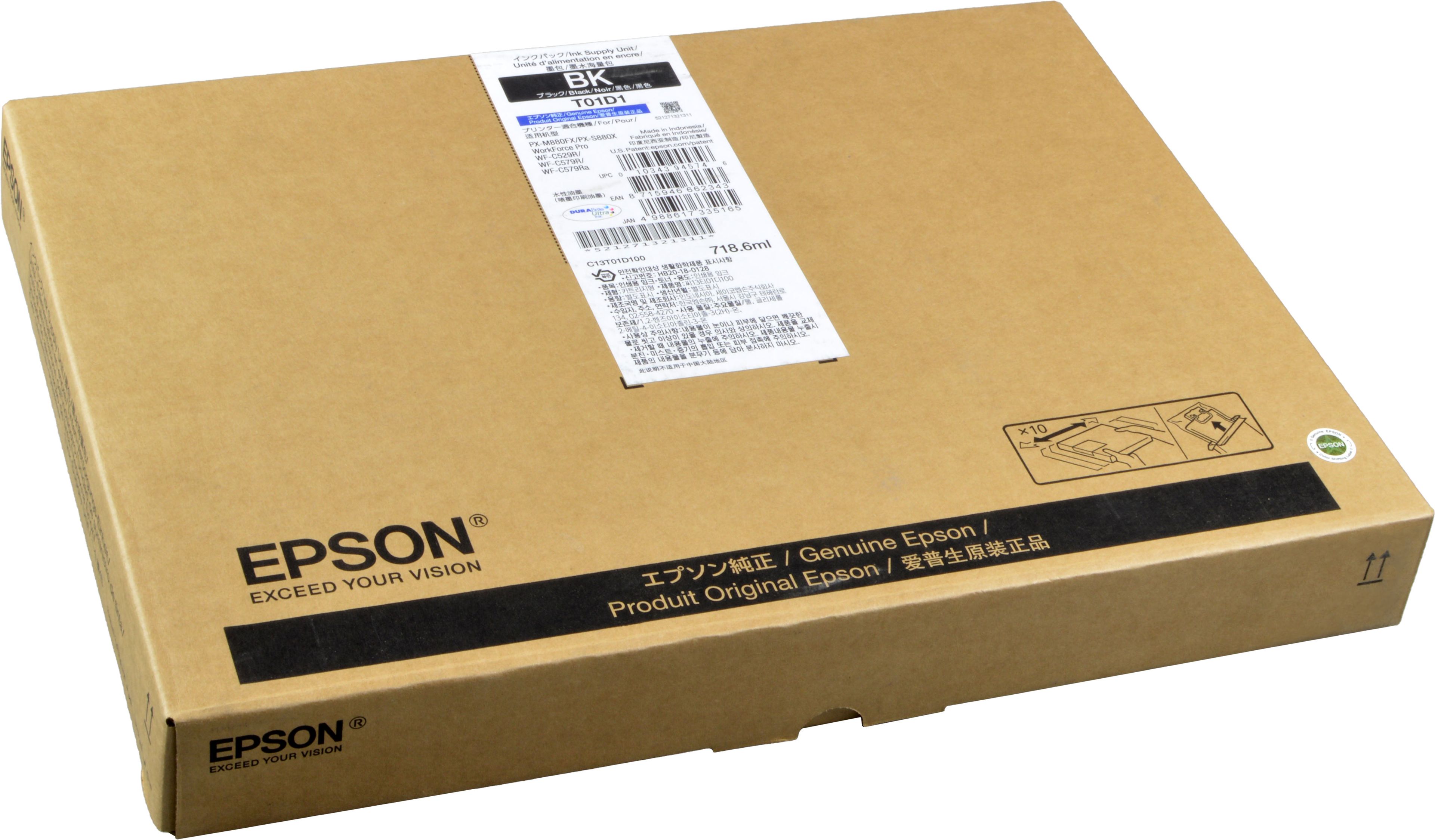 Epson Tinte C13T01D100 schwarz XXL