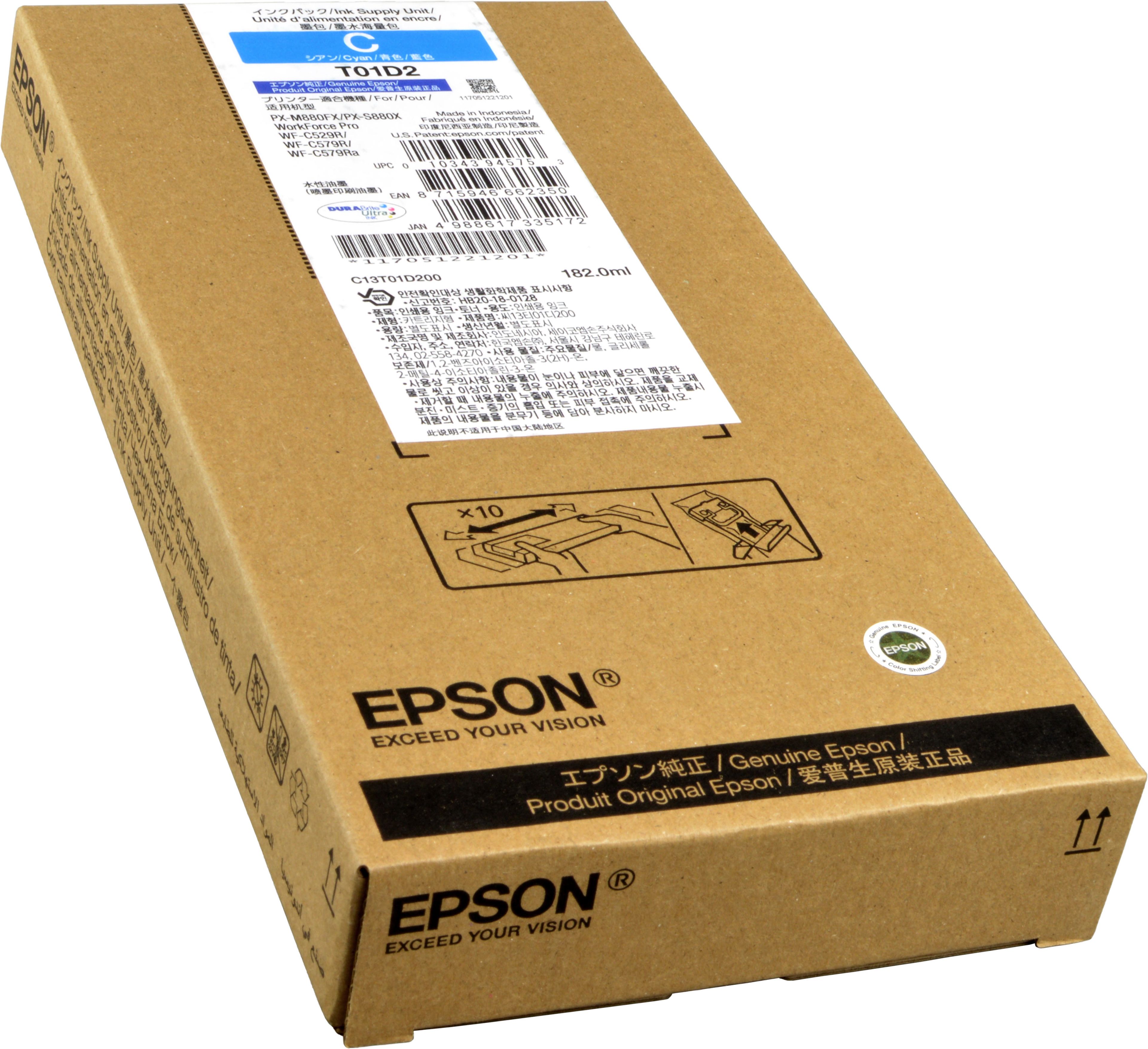 Epson Tinte C13T01D200 cyan XXL