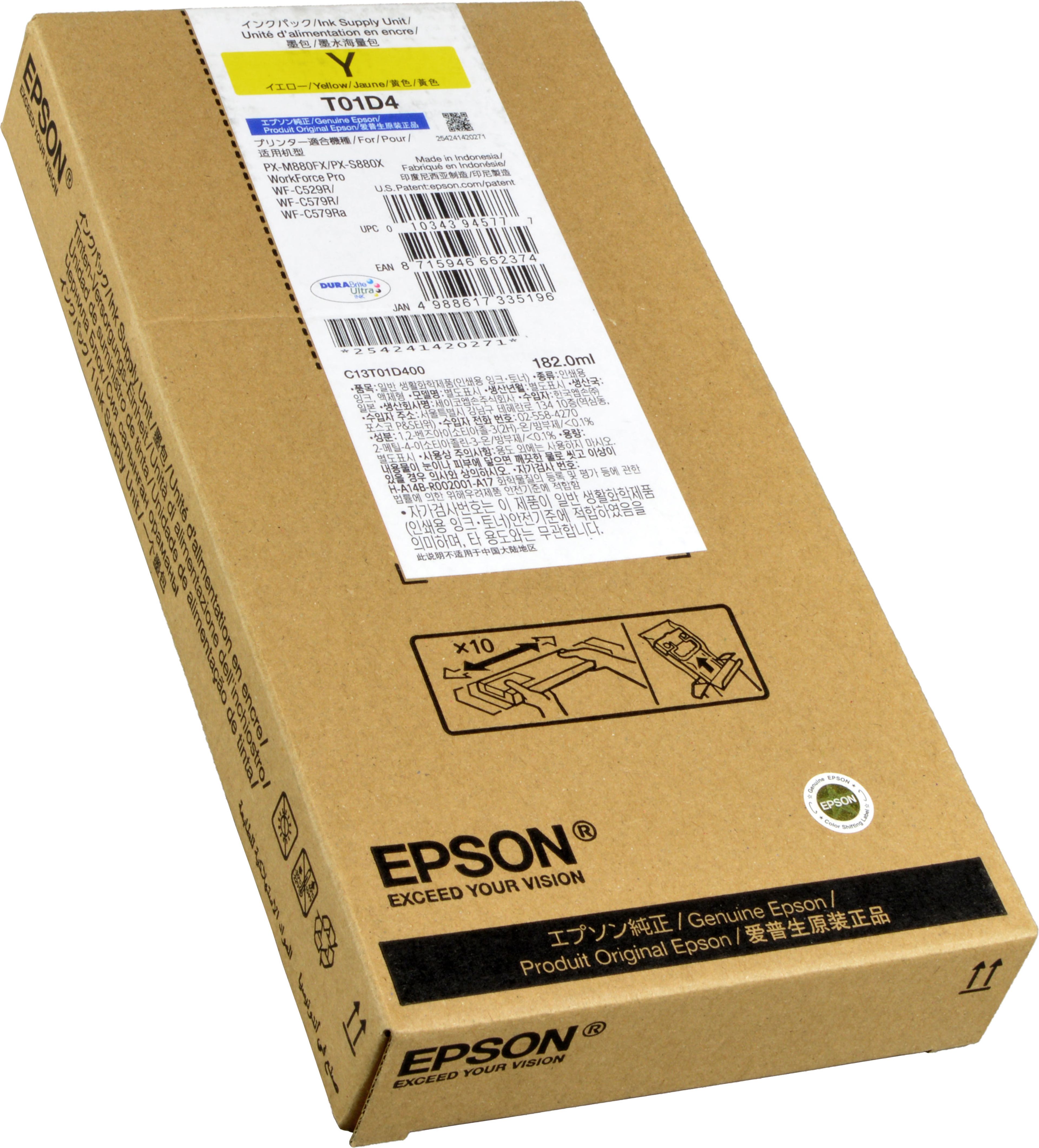 Epson Tinte C13T01D400 yellow XXL
