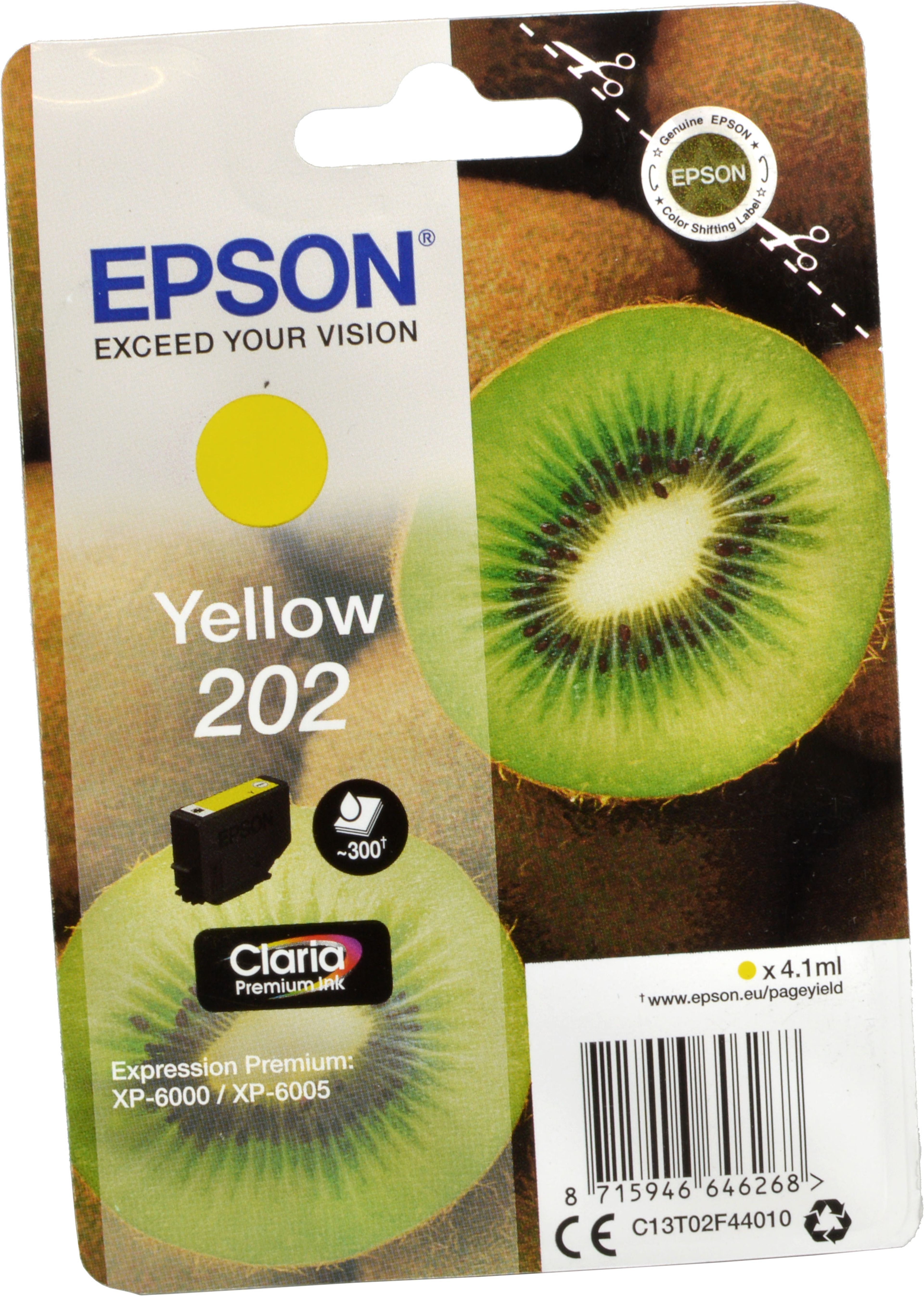 Epson Tinte C13T02F440 yellow 202