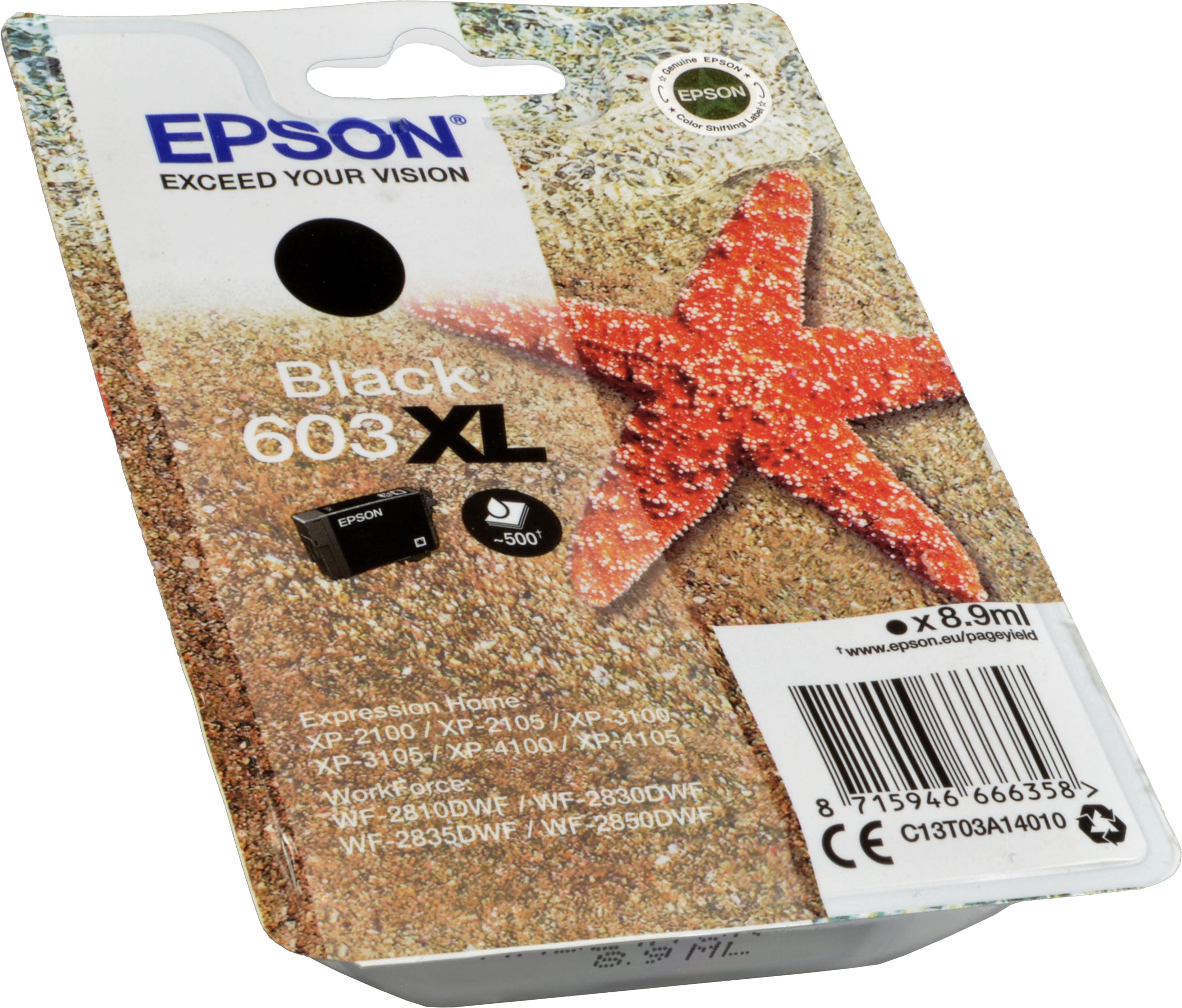 Epson Tinte C13T03A140 black 603XL