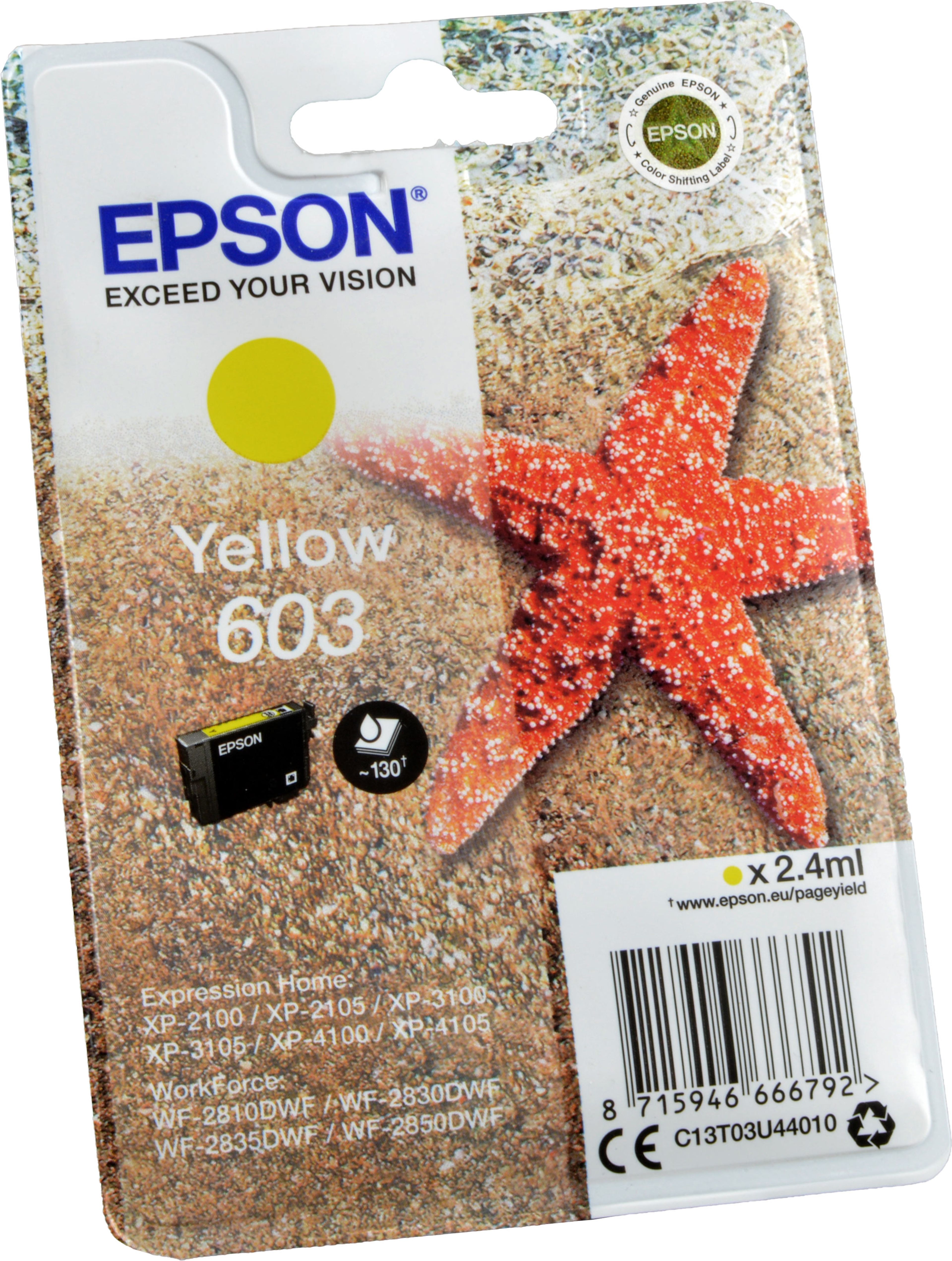 Epson Tinte C13T03U440 yellow 603