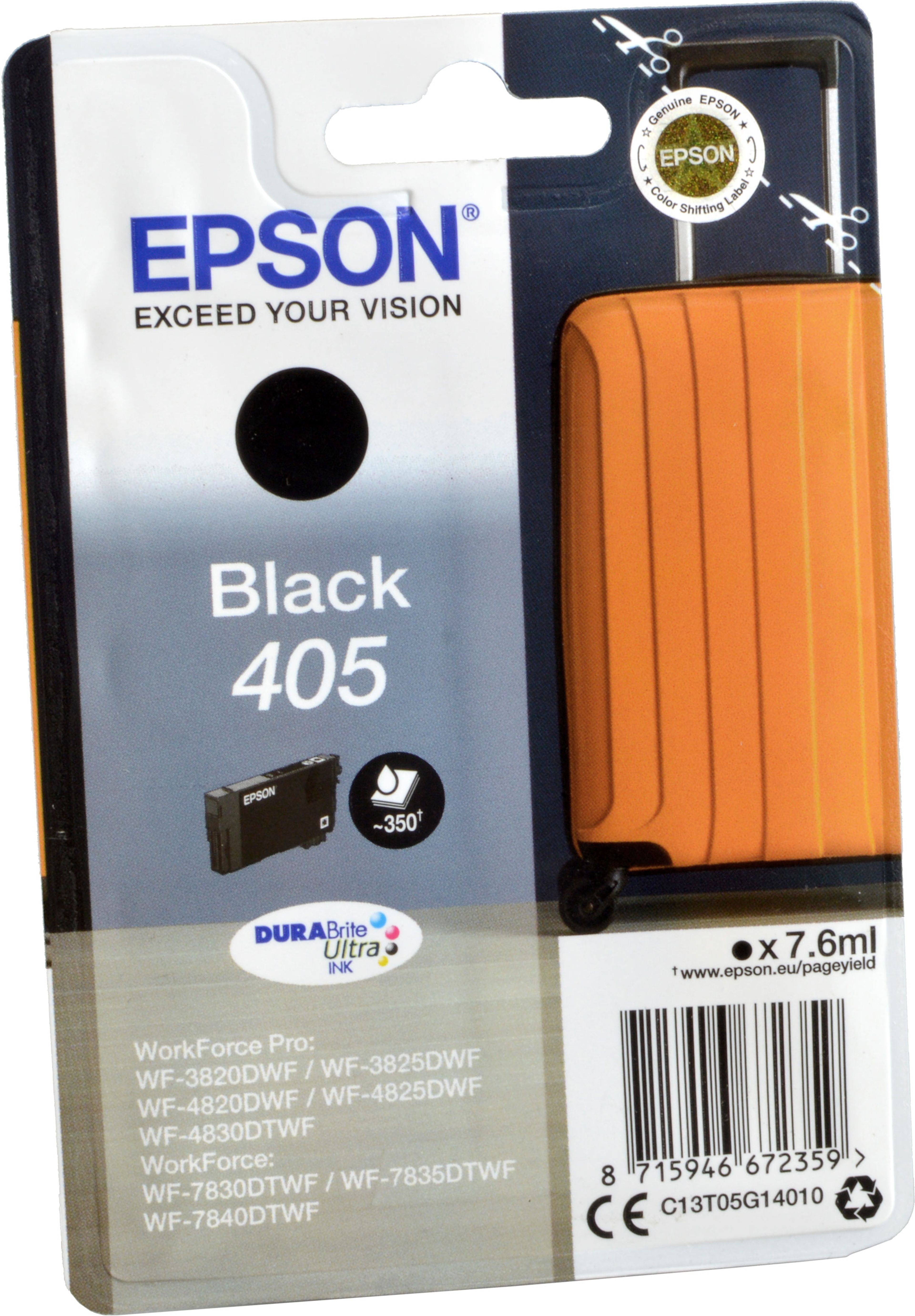 Epson Tinte C13T05G140 schwarz 405