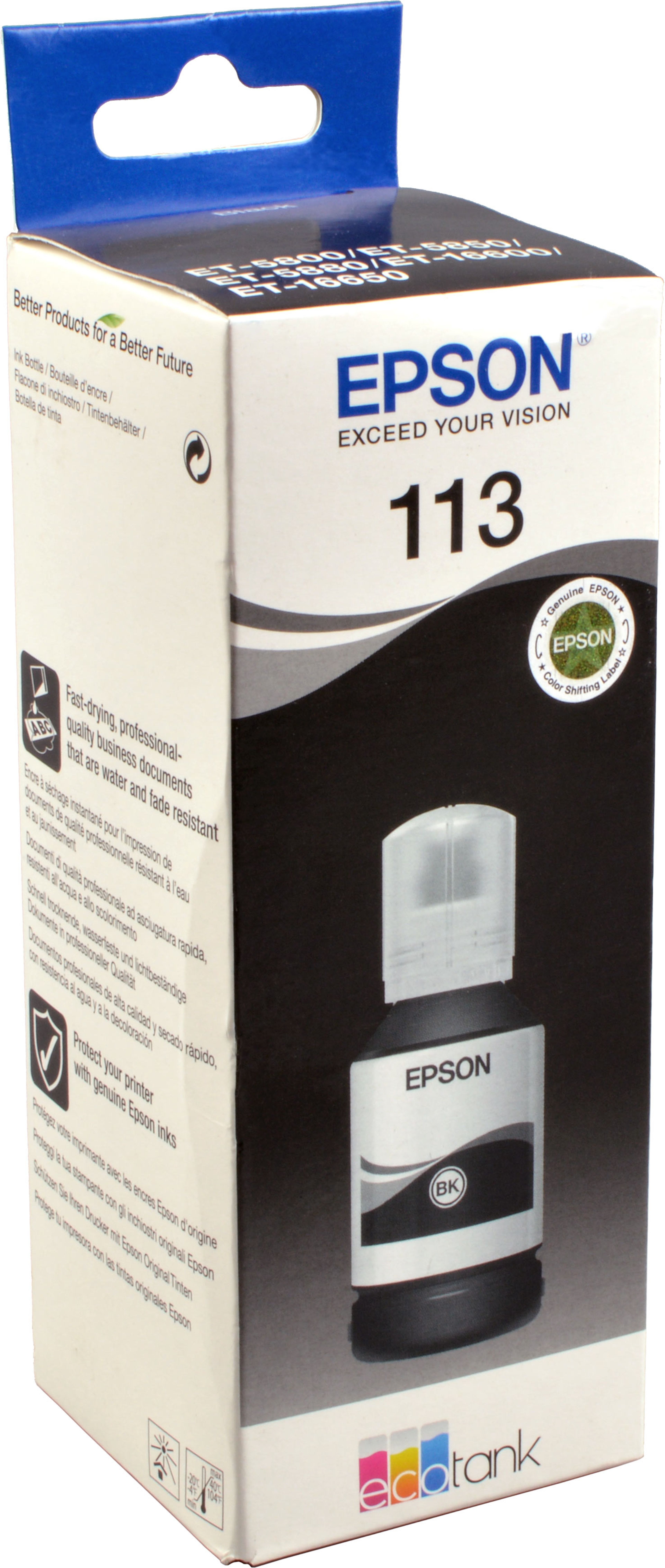 Epson Nachfülltinte C13T06B140 schwarz 113