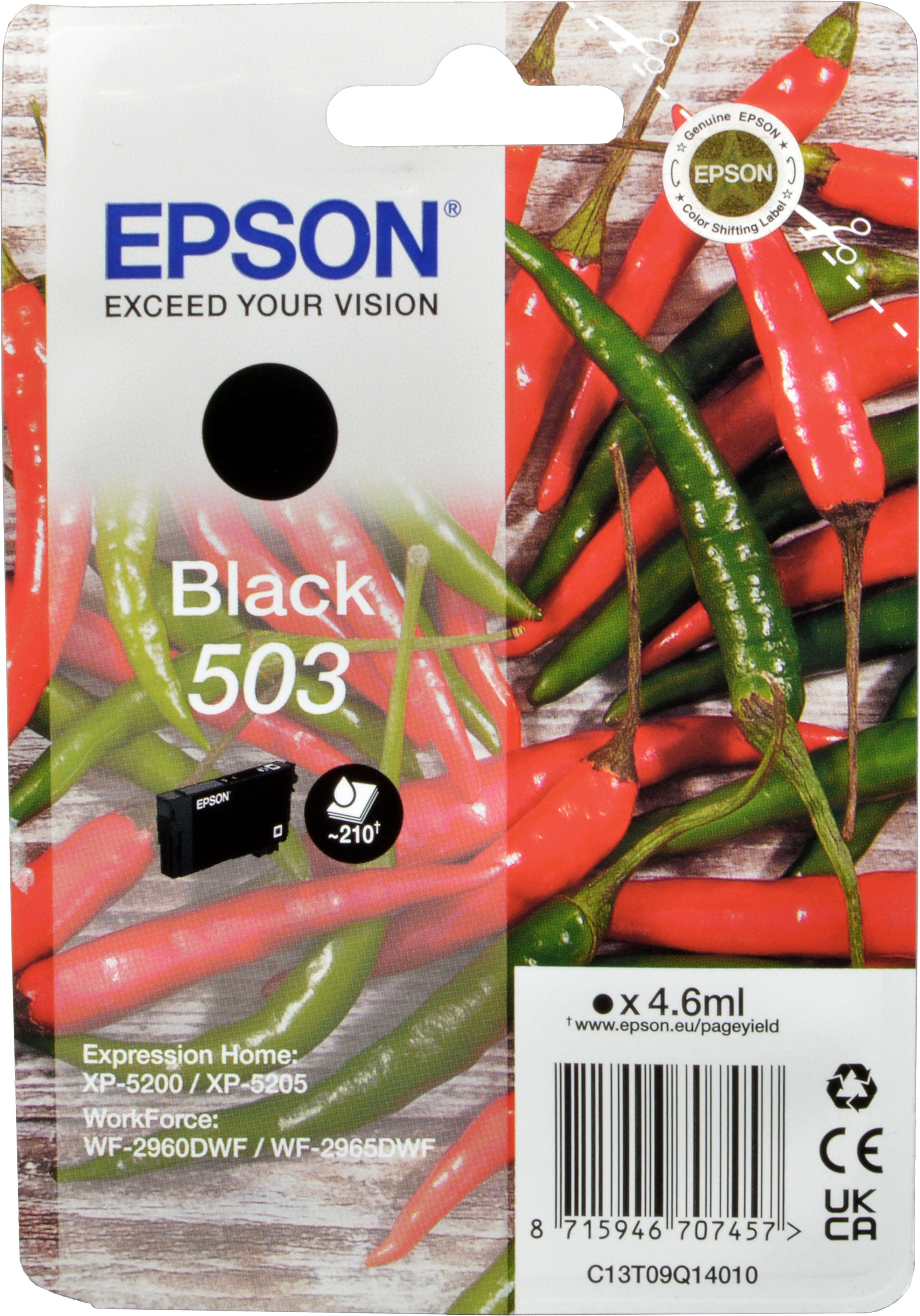 Epson Tinte C13T09Q140 schwarz 503