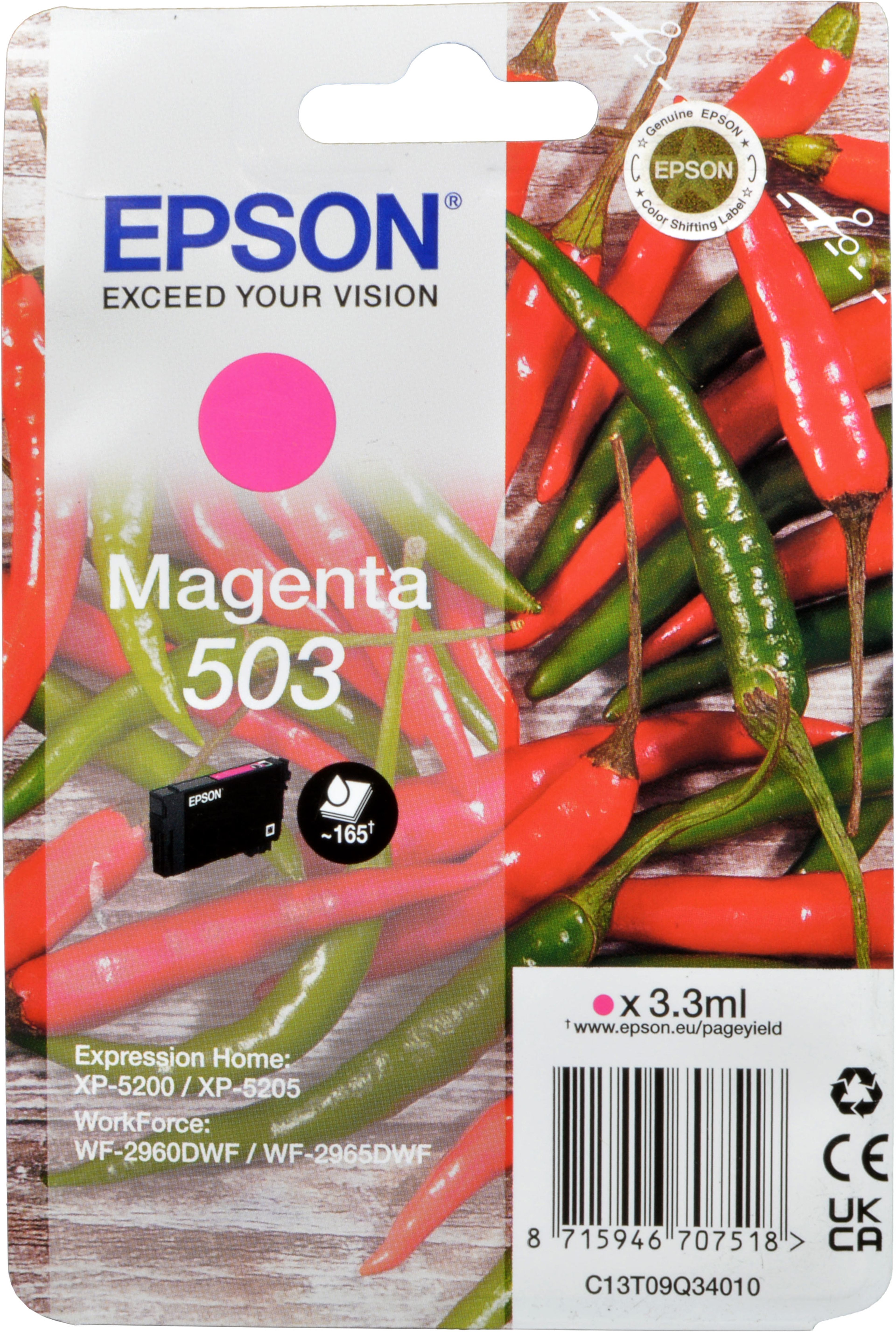 Epson Tinte C13T09Q340 magenta 503