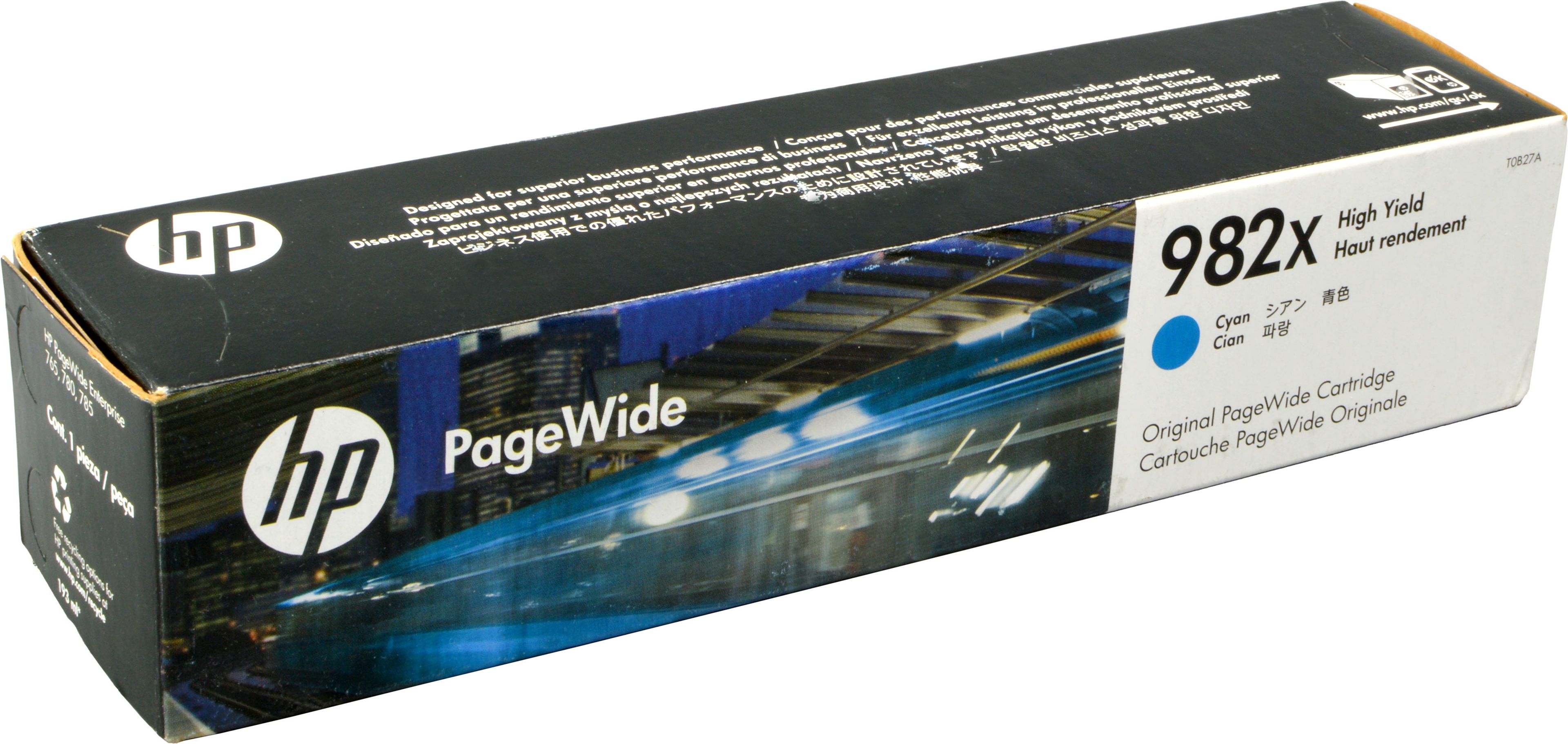 HP Tinte T0B27A 982X cyan
