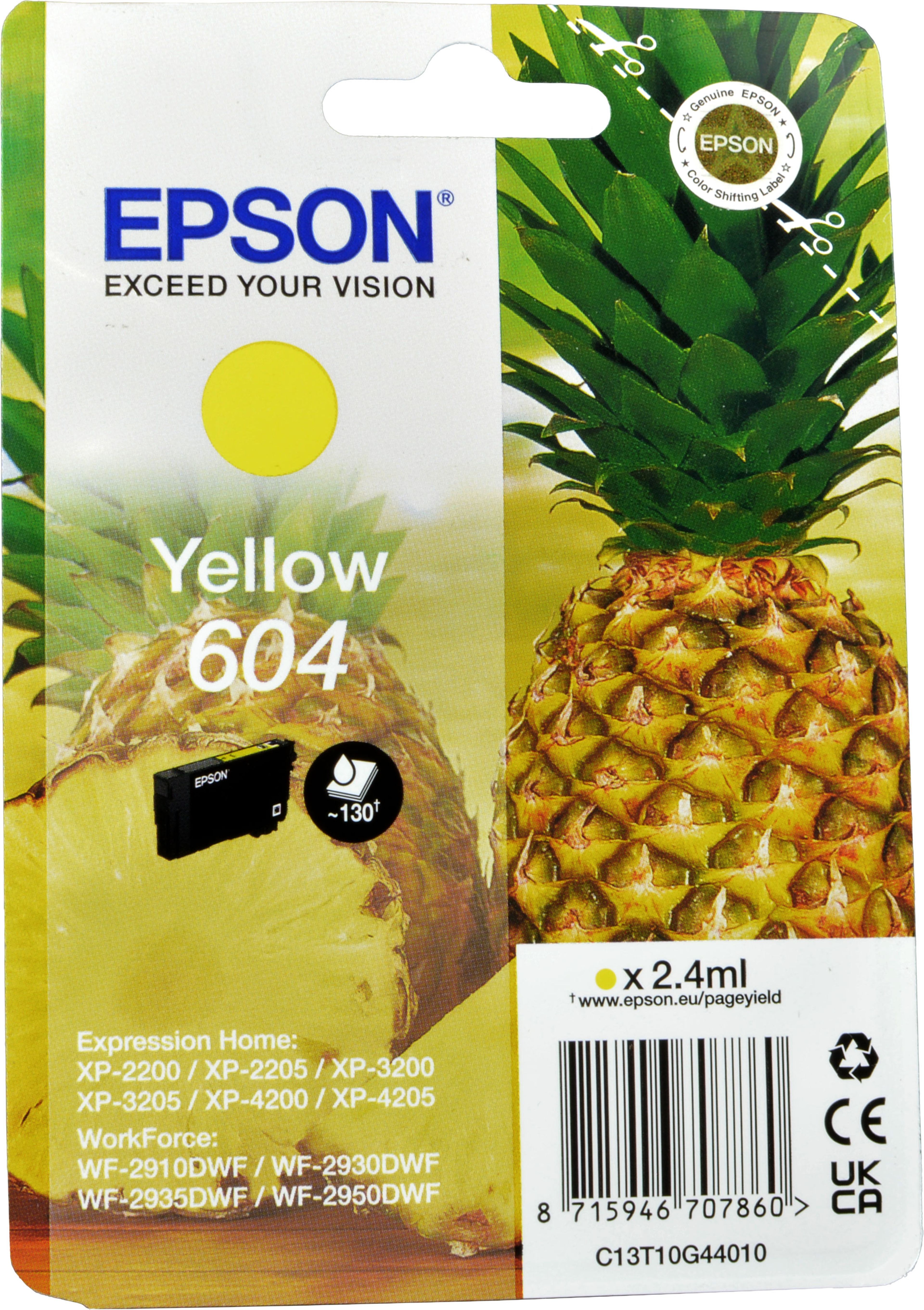 Epson Tinte C13T10G440 yellow 604