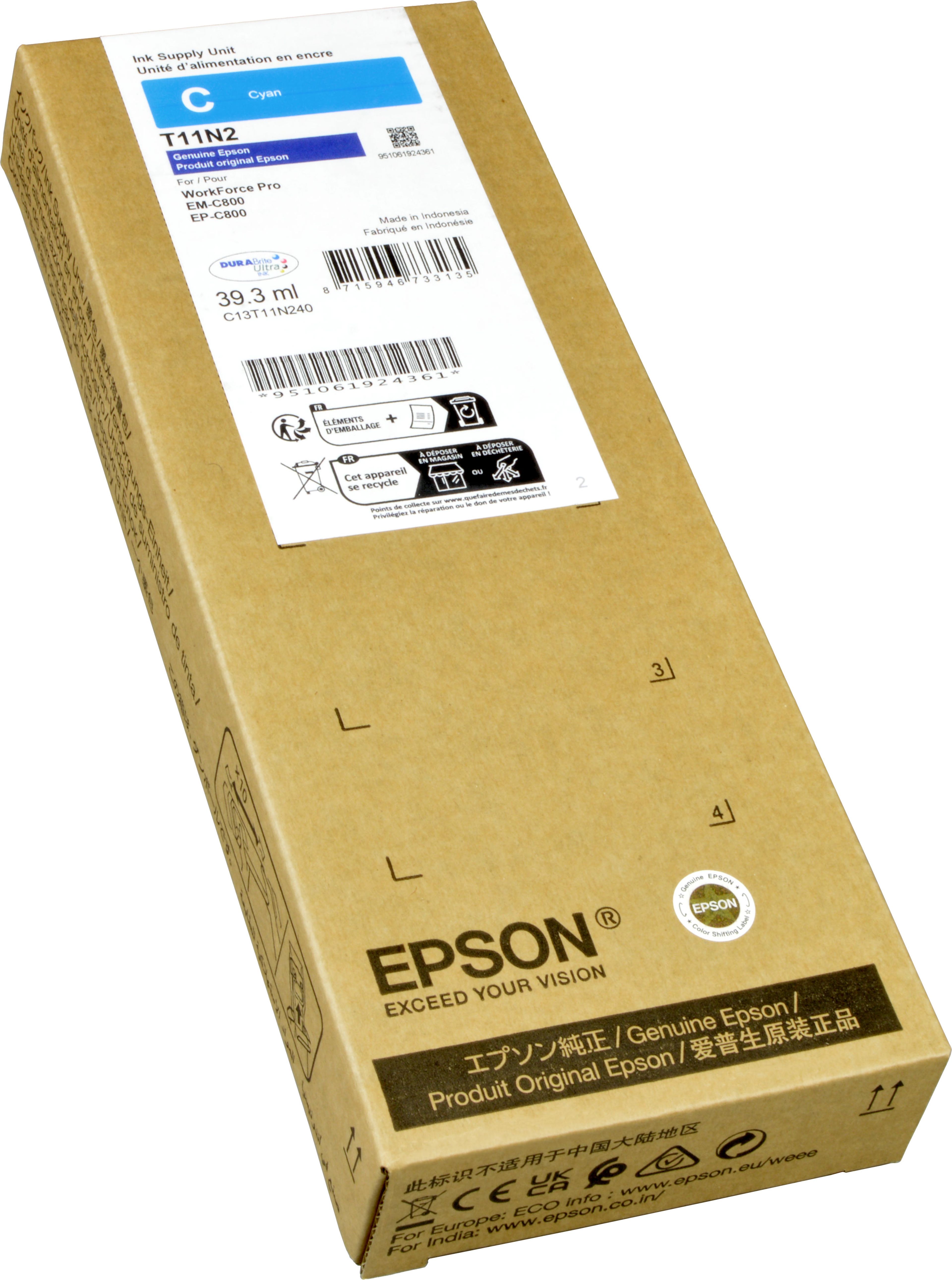 Epson Tinte C13T11N240 cyan XL T11N2