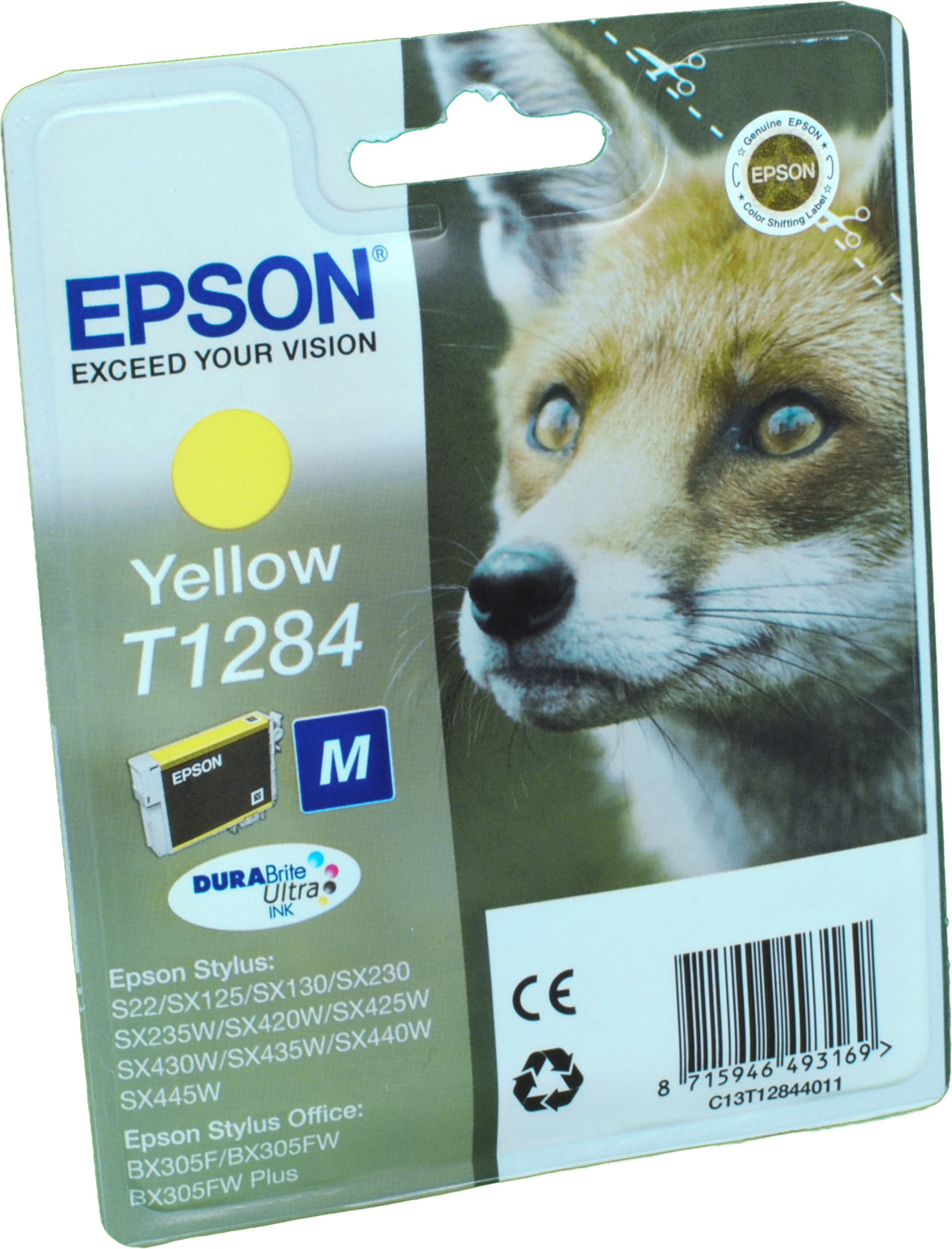 Epson Tinte C13T128440 yellow T1284