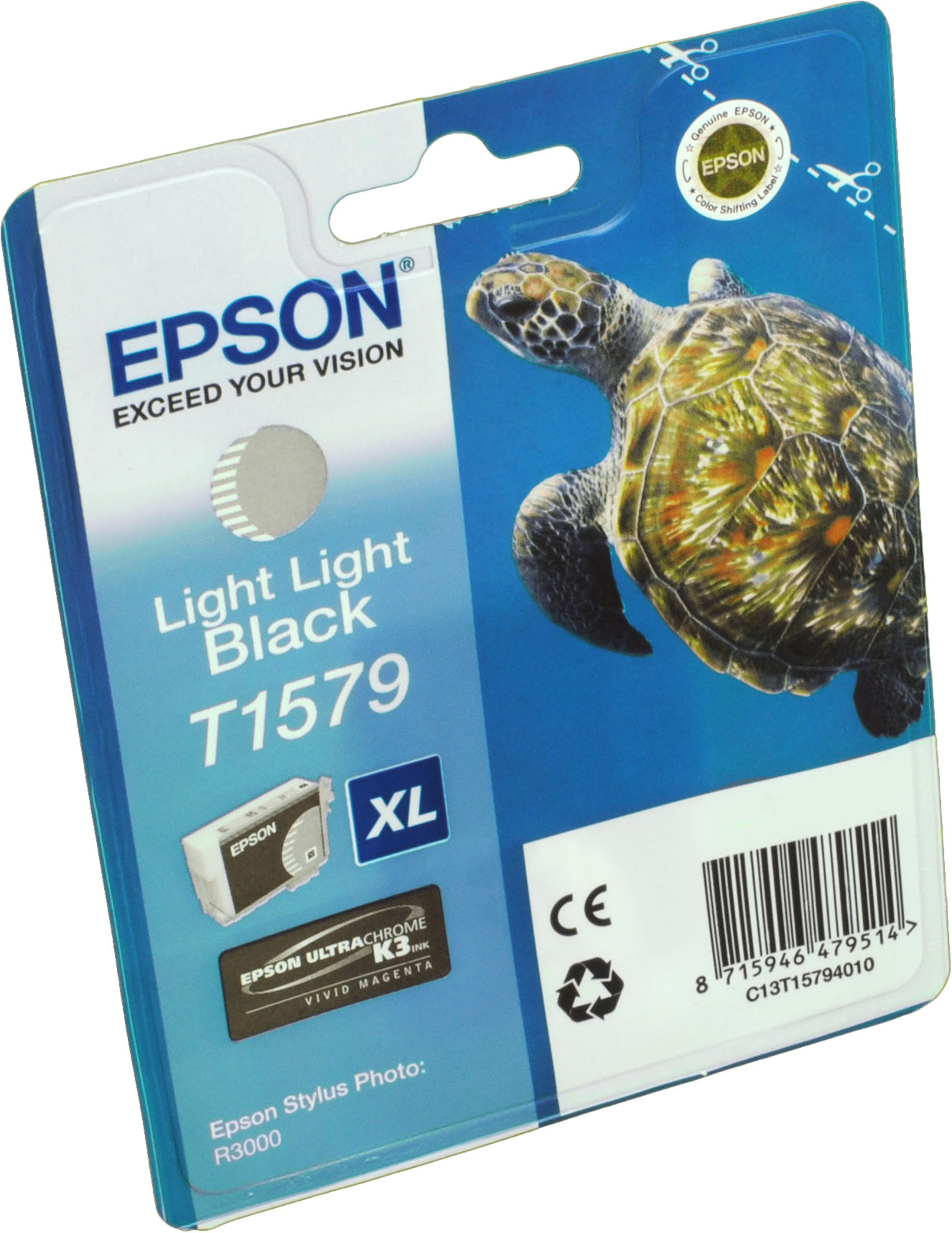 Epson Tinte C13T157940 light light black T1579