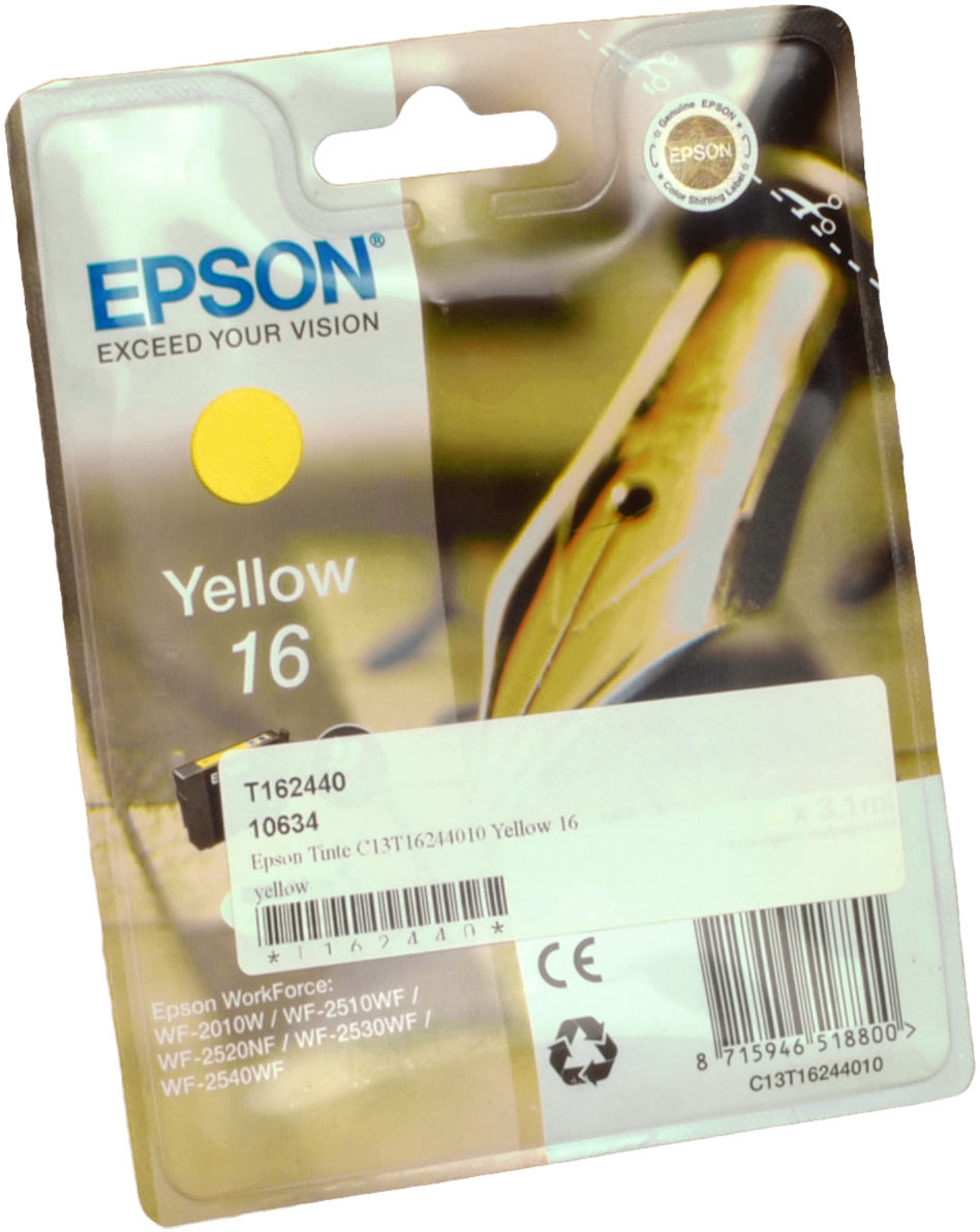 Epson Tinte C13T162440 yellow 16