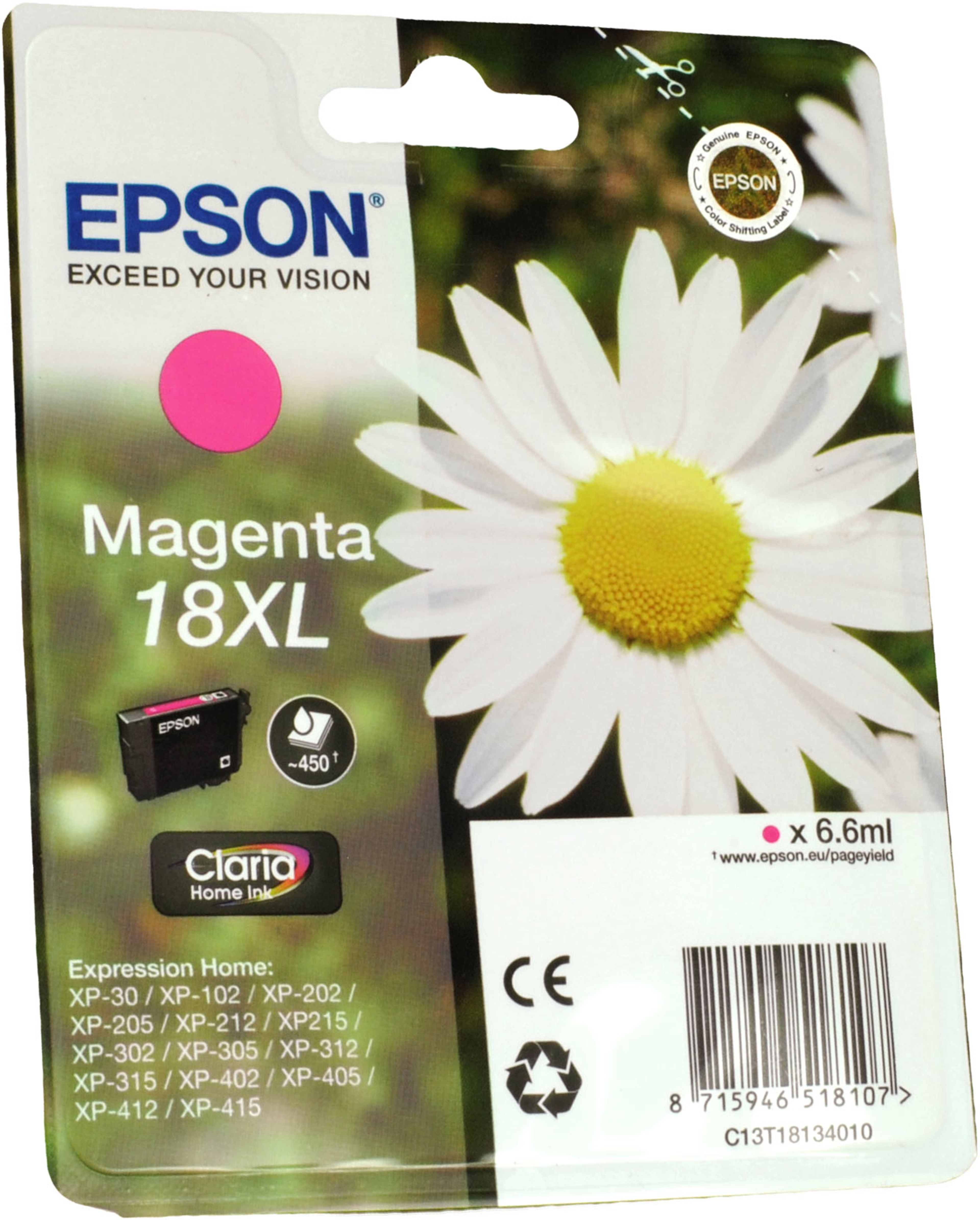 Epson Tinte C13T181340 magenta 18XL