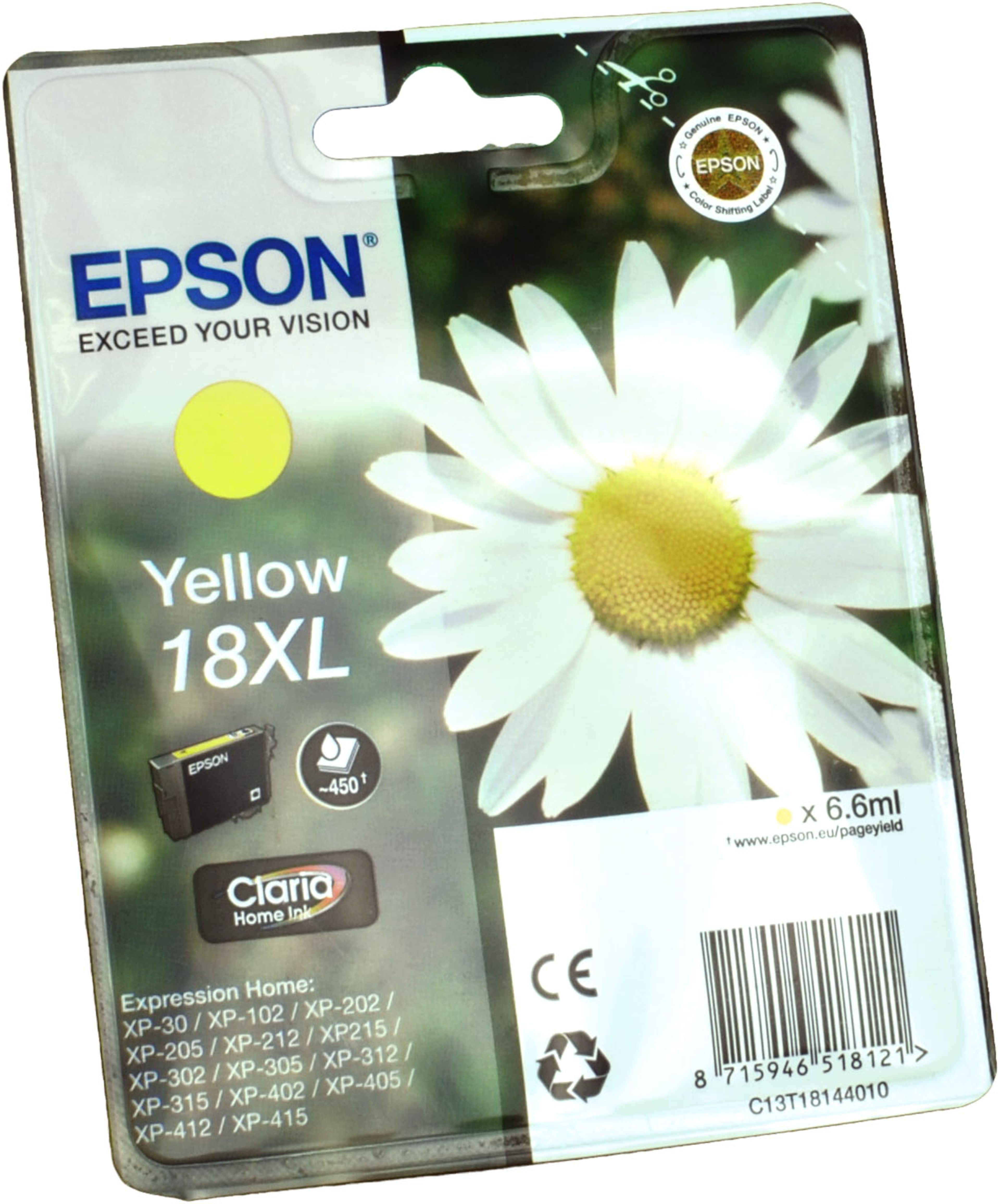 Epson Tinte C13T181440 yellow 18XL
