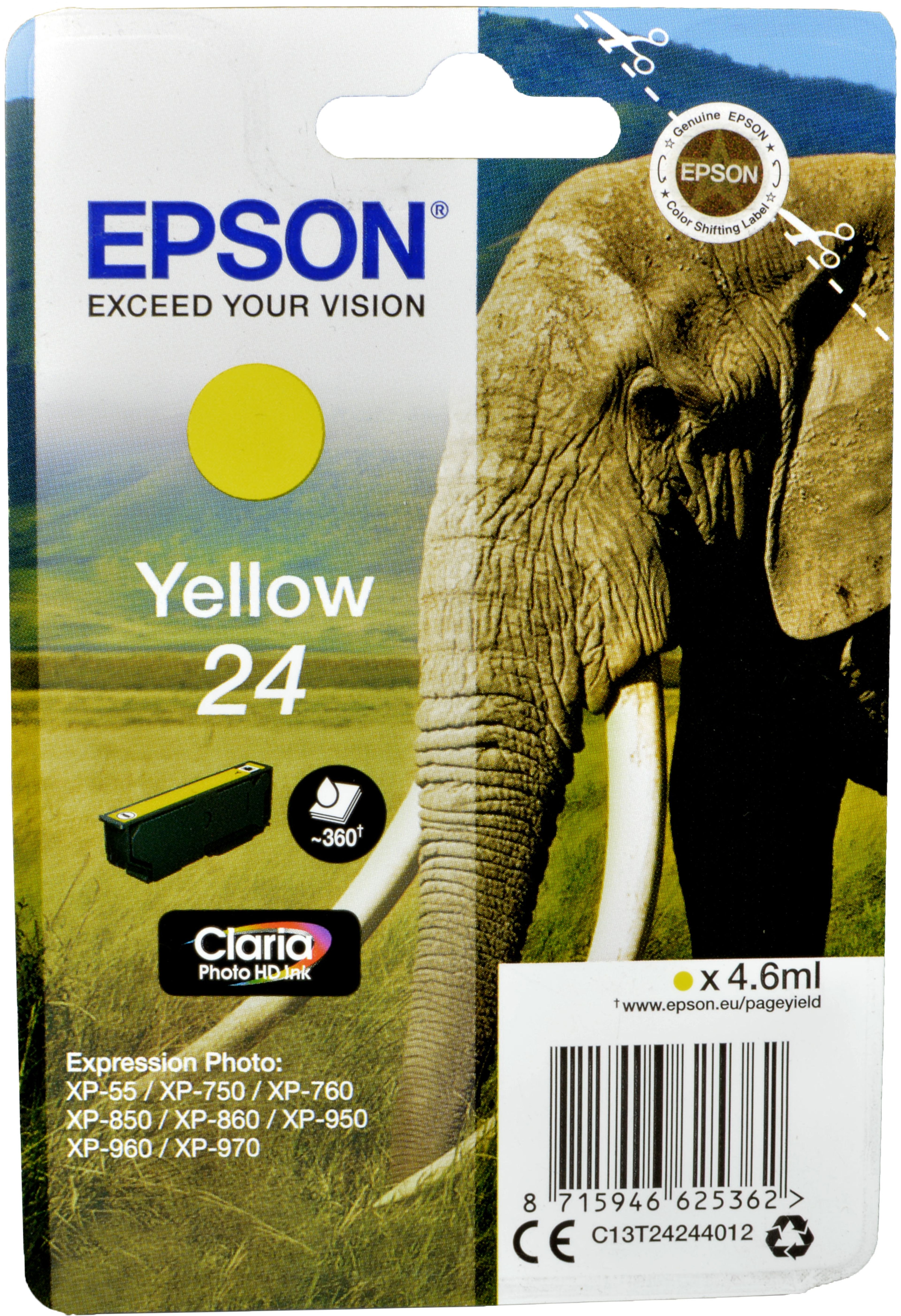 Epson Tinte C13T242440 yellow 24